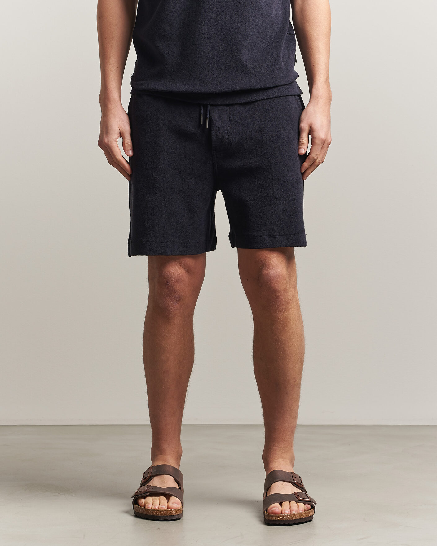 Herr | Shorts | Morris | Delon Terry Shorts Navy