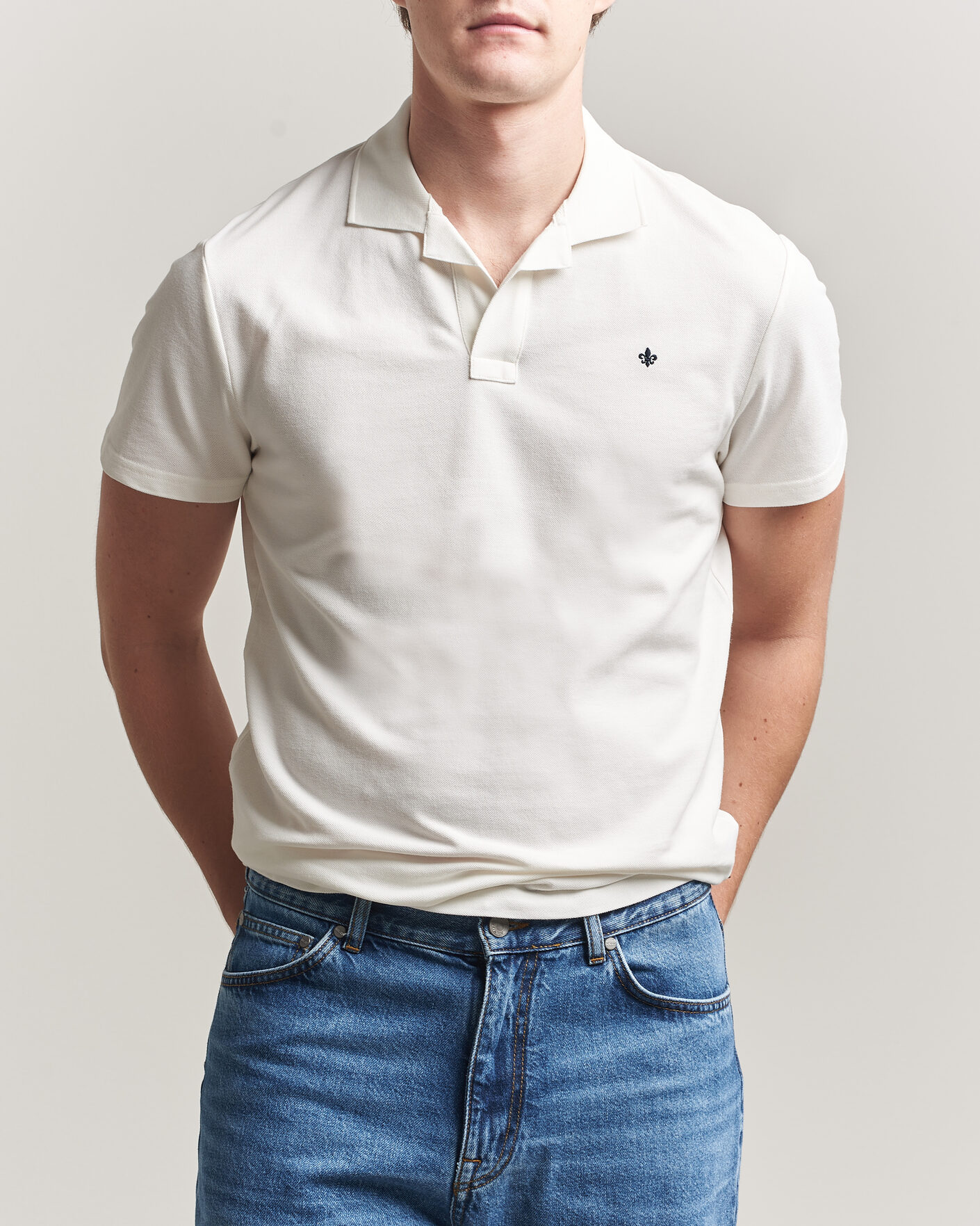 Herr | Pikéer | Morris | Dylan Pique Off White