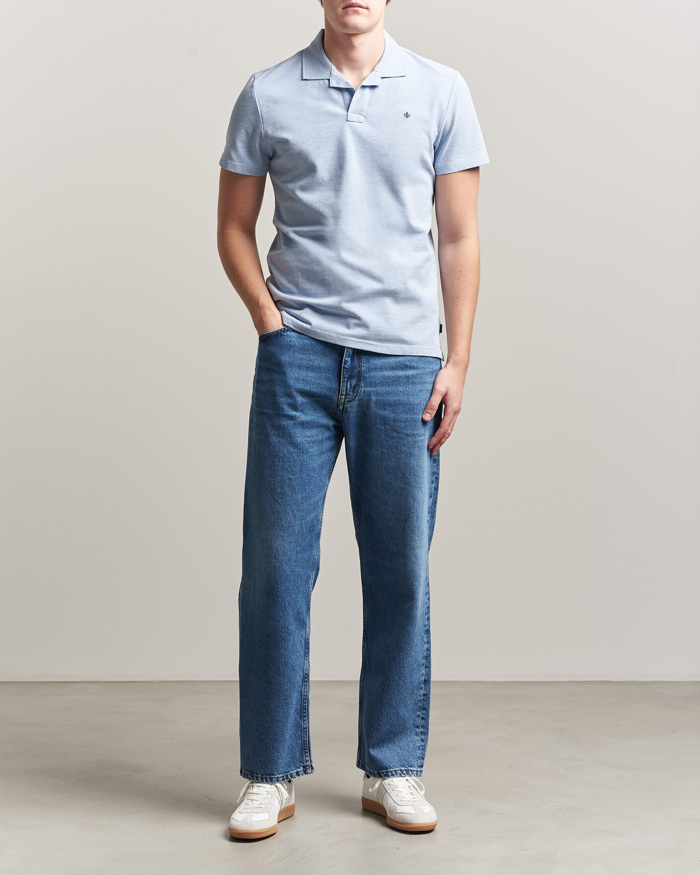 Herr | Pikéer | Morris | Dylan Pique Light Blue