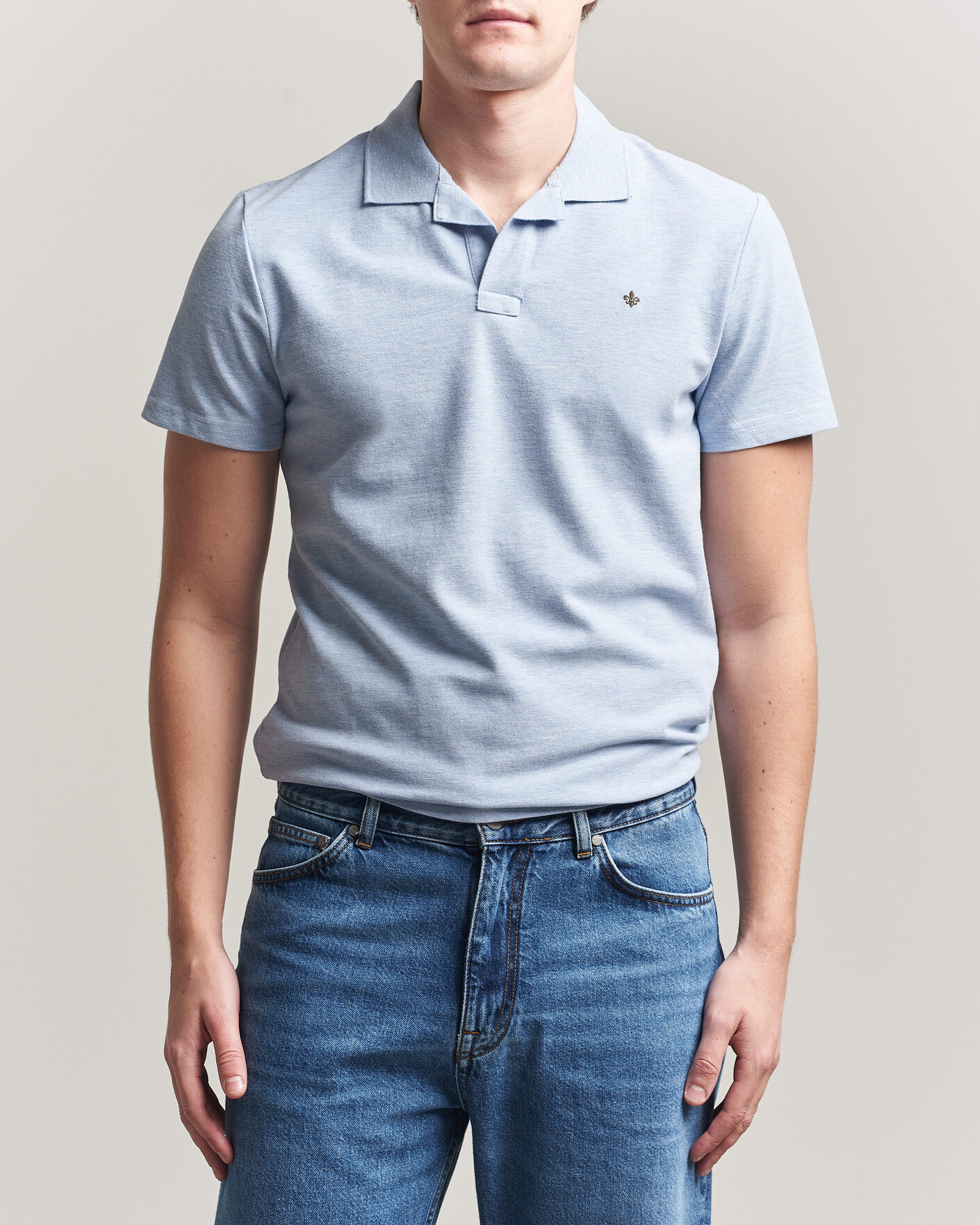Herr | Pikéer | Morris | Dylan Pique Light Blue