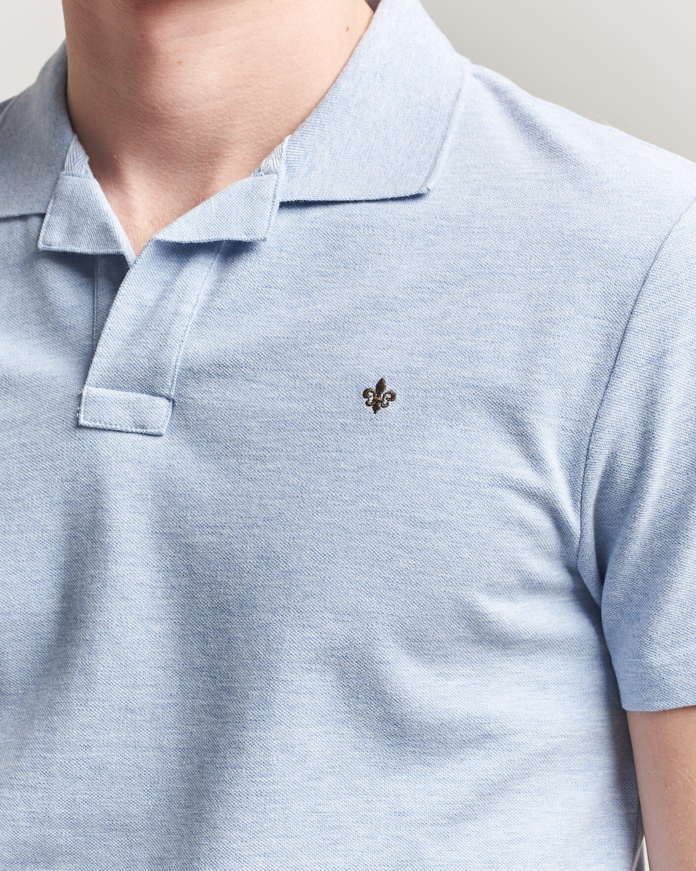 Herr | Pikéer | Morris | Dylan Pique Light Blue