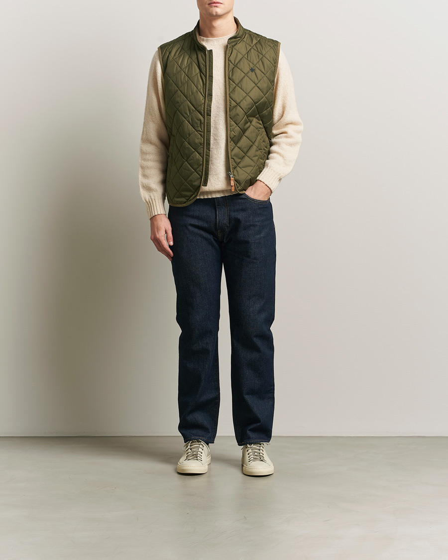 Herr | Västar | Morris | Teddy Quilted Vest Green