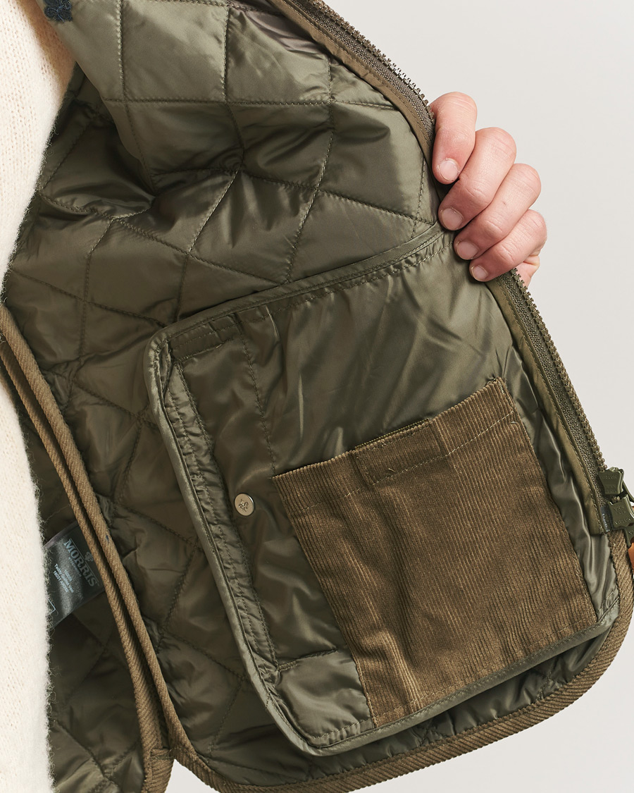 Herr | Västar | Morris | Teddy Quilted Vest Green