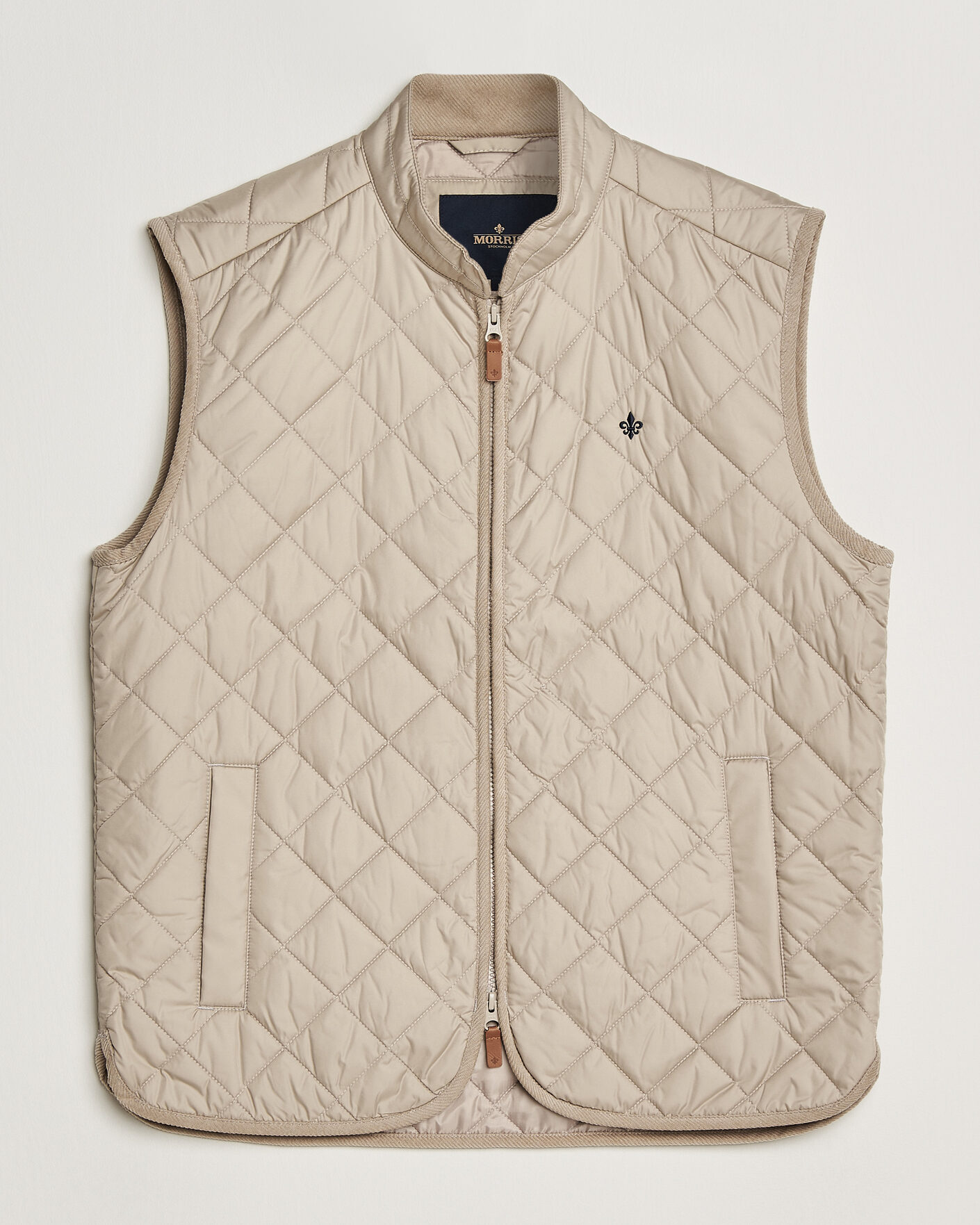 Herr | Västar | Morris | Teddy Quilted Vest Khaki