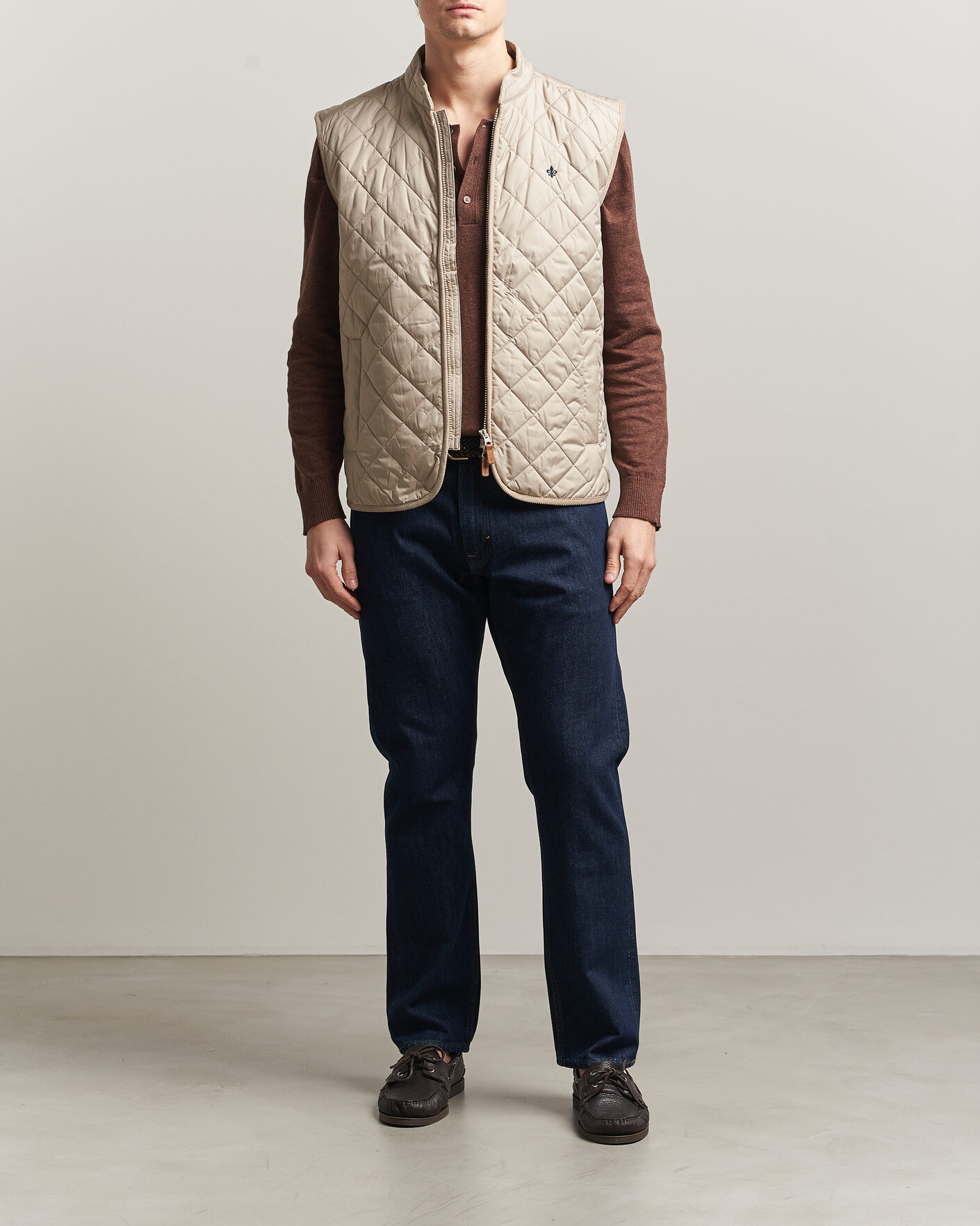Herr | Västar | Morris | Teddy Quilted Vest Khaki