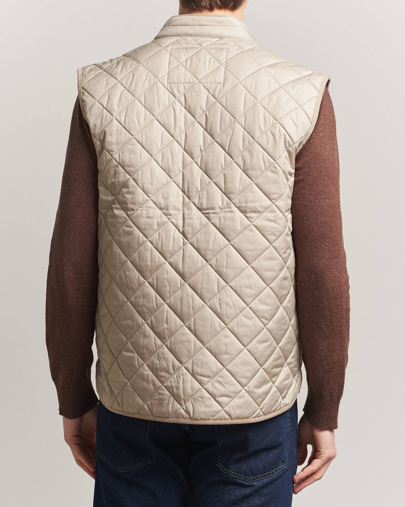 Herr | Västar | Morris | Teddy Quilted Vest Khaki