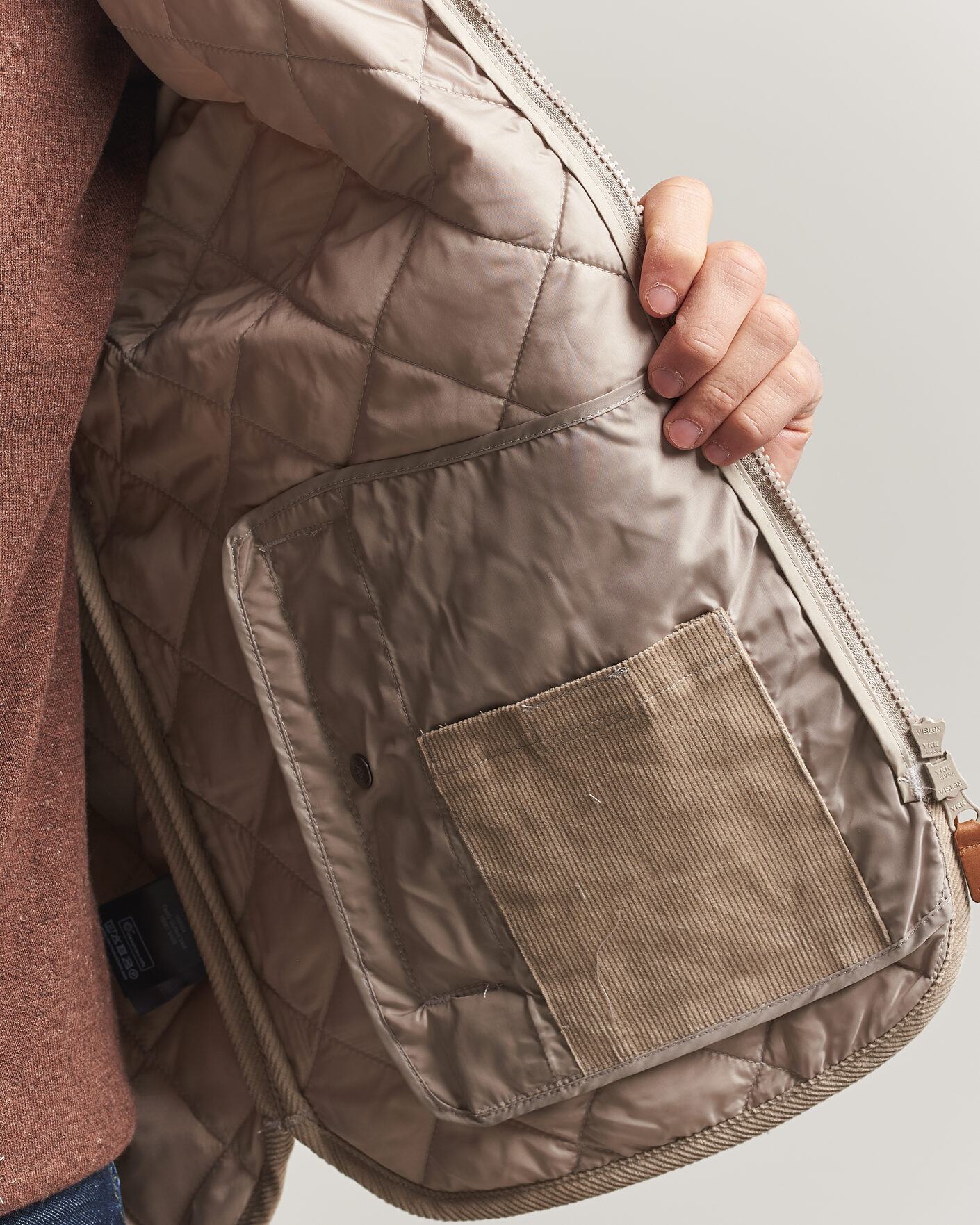 Herr | Västar | Morris | Teddy Quilted Vest Khaki