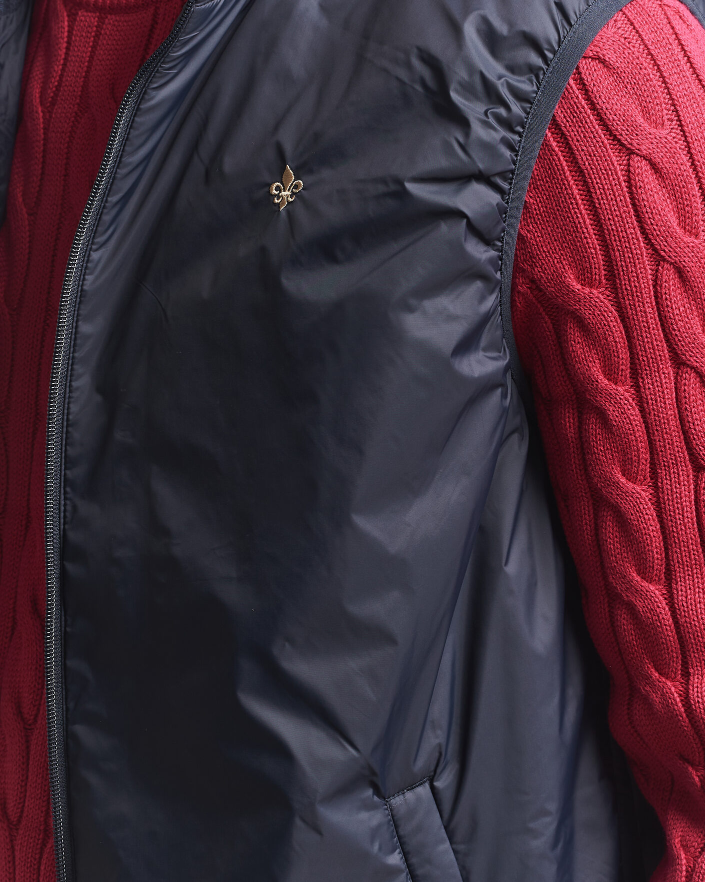 Herr | Västar | Morris | Bradley Padded Vest Navy