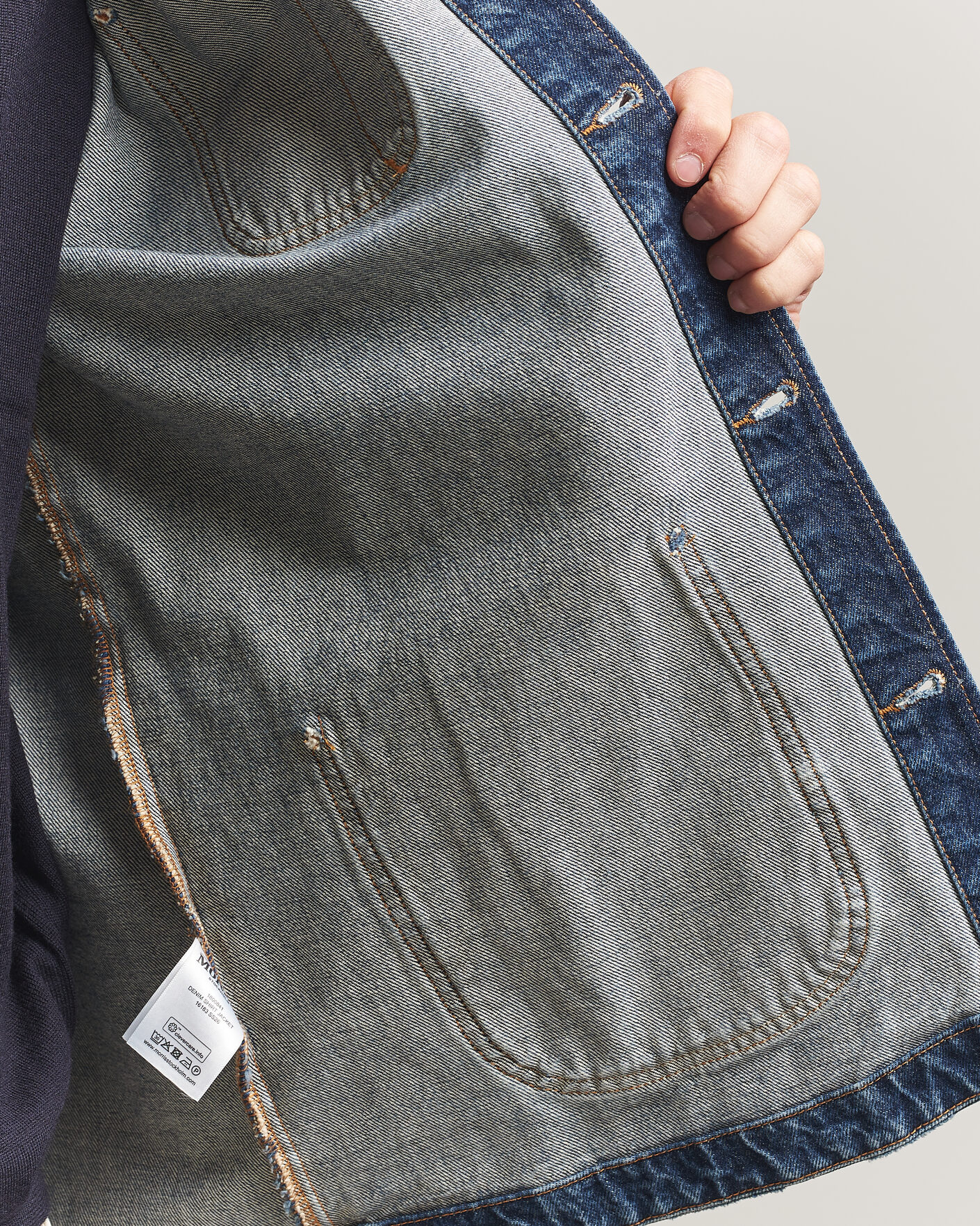 Herr | Jackor | Morris | Denim Shirt Jacket Blue