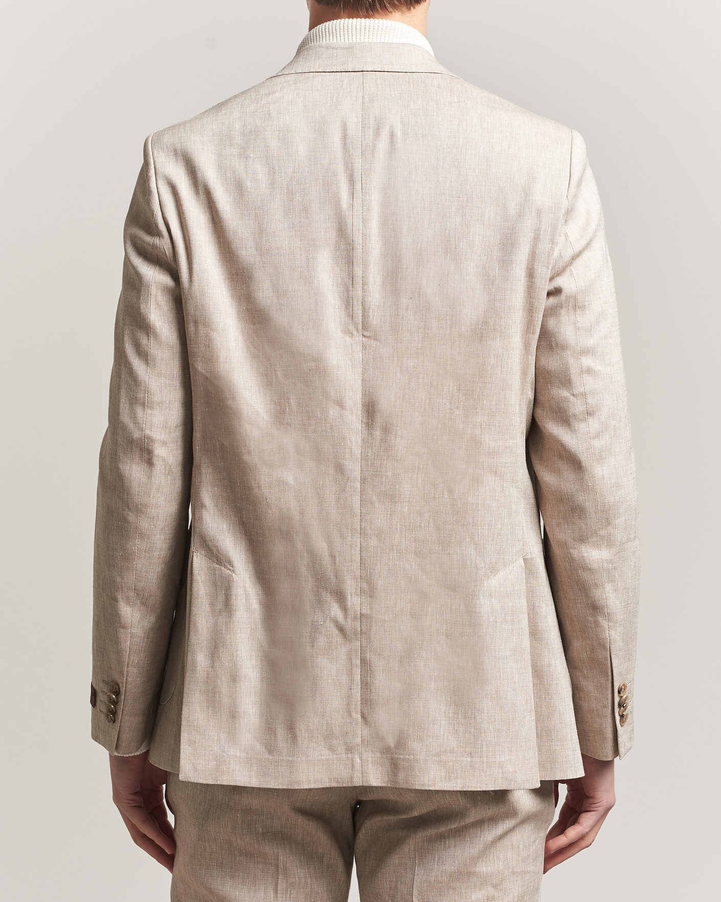 Herr | Kavajer | Morris | Linen Suit Blazer Khaki