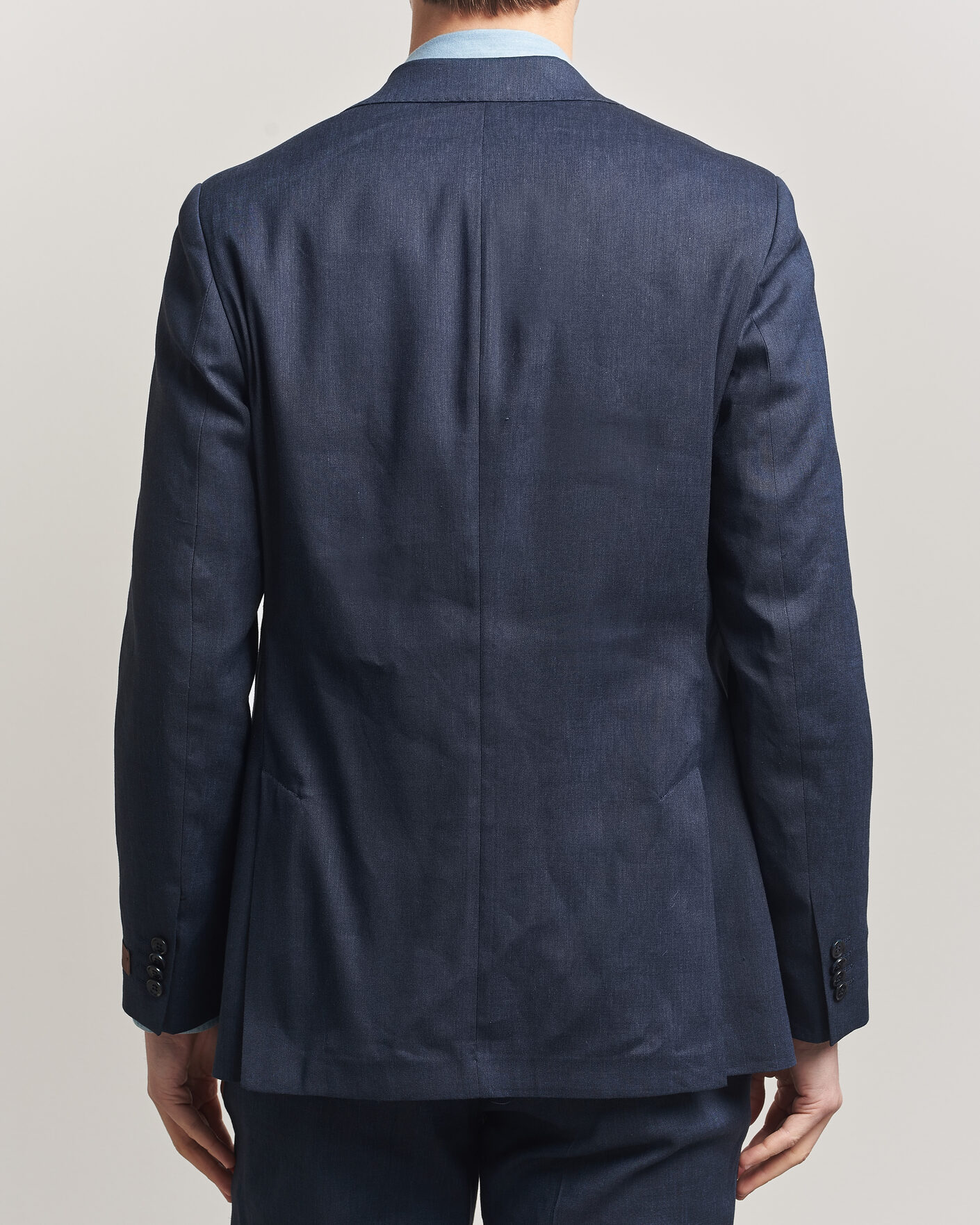 Herr | Kavajer | Morris | Linen Suit Blazer Navy