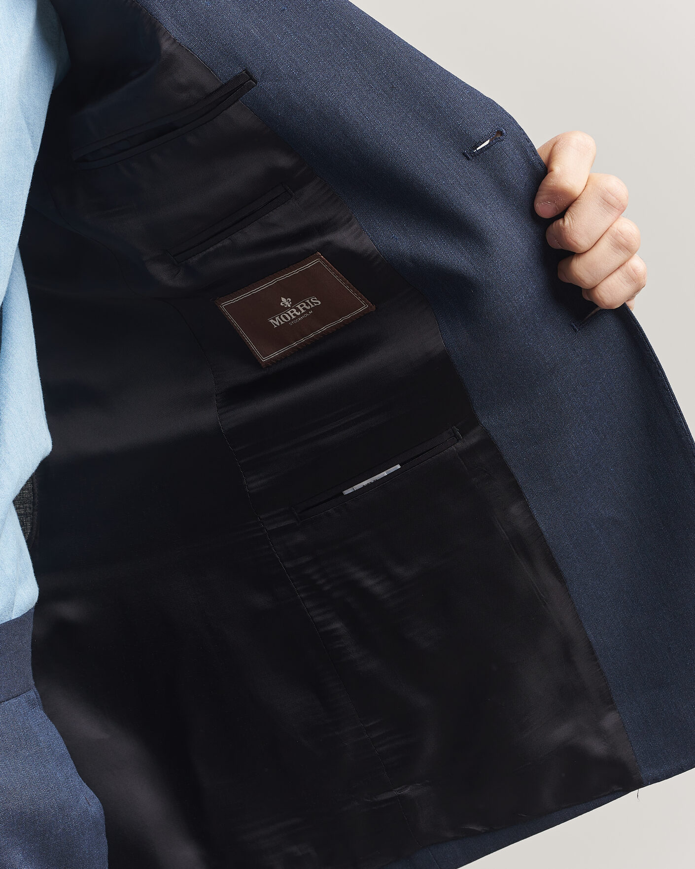 Herr | Kavajer | Morris | Linen Suit Blazer Navy