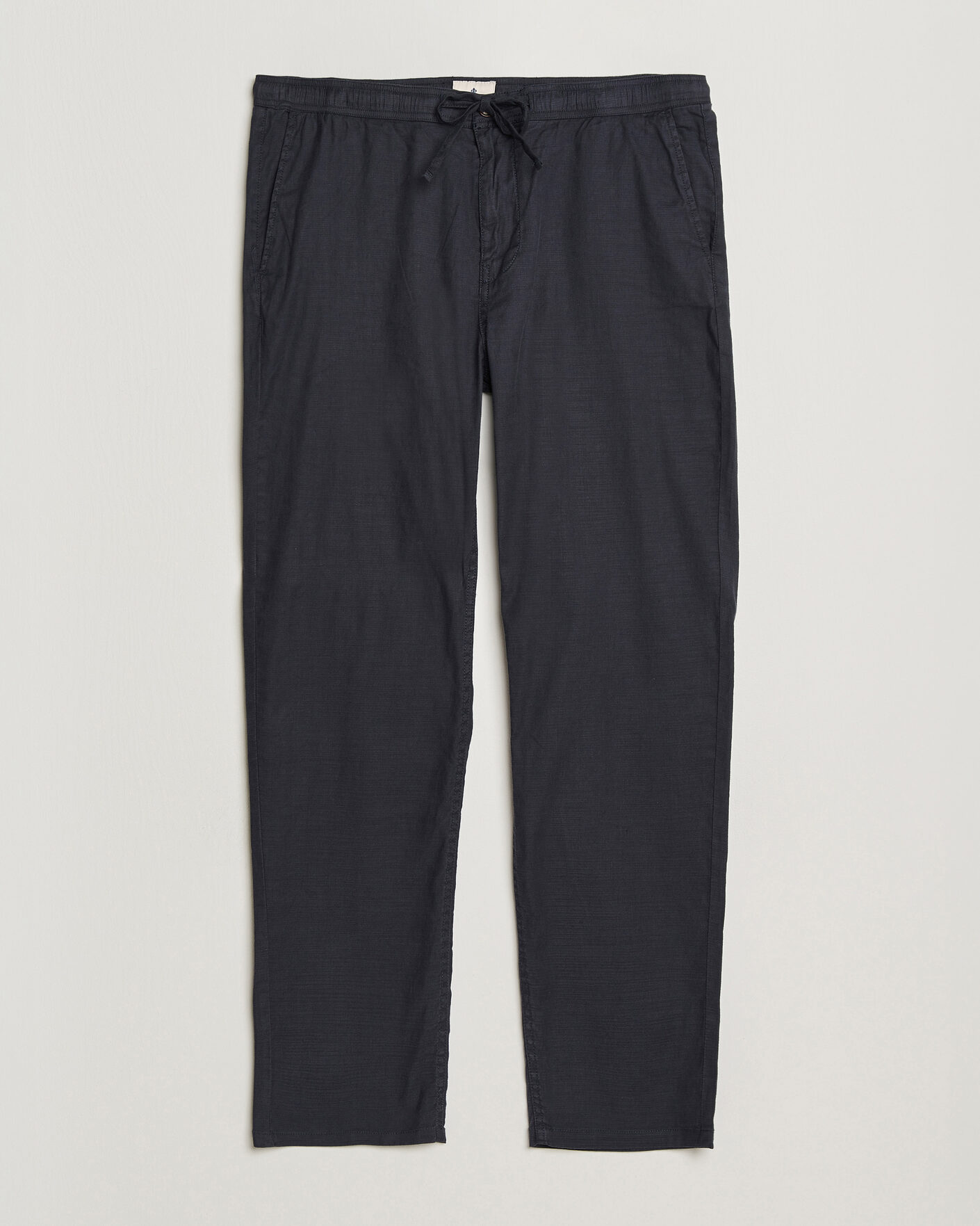 Herr | Byxor | Morris | Fenix Linen Trousers Navy