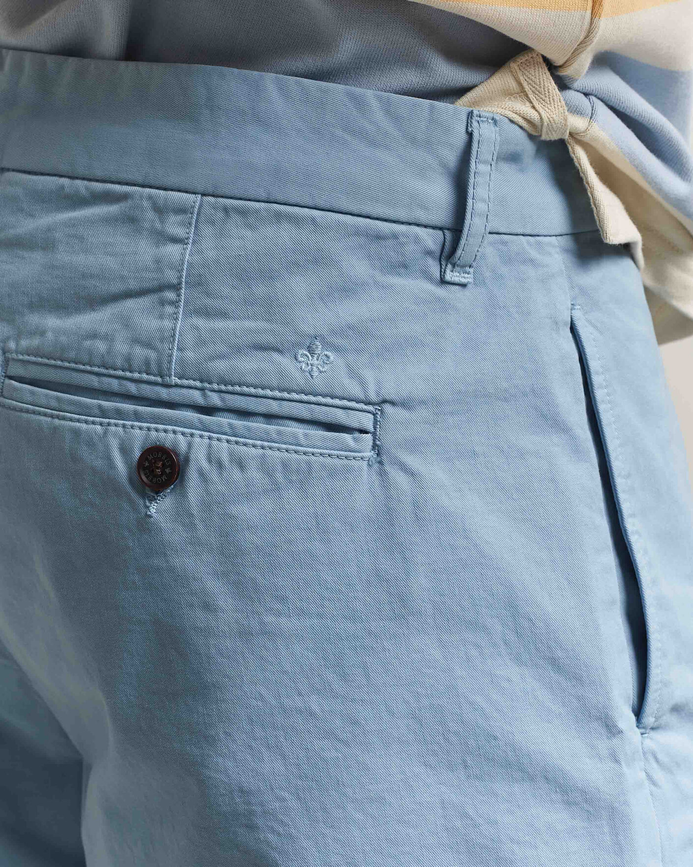 Herr | Shorts | Morris | Original Chinos Shorts Light Blue