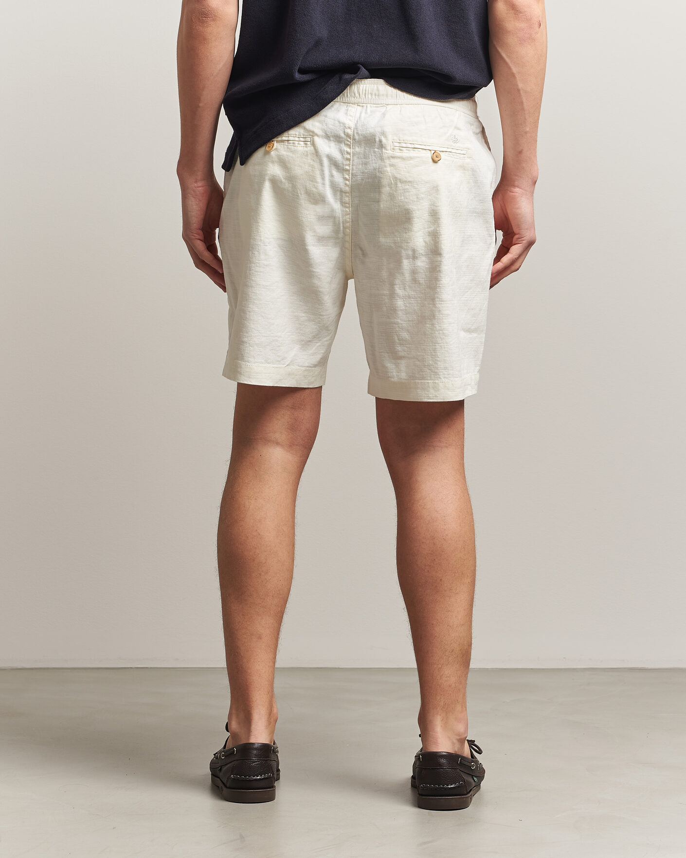Herr | Shorts | Morris | Fenix Linen Shorts Off White
