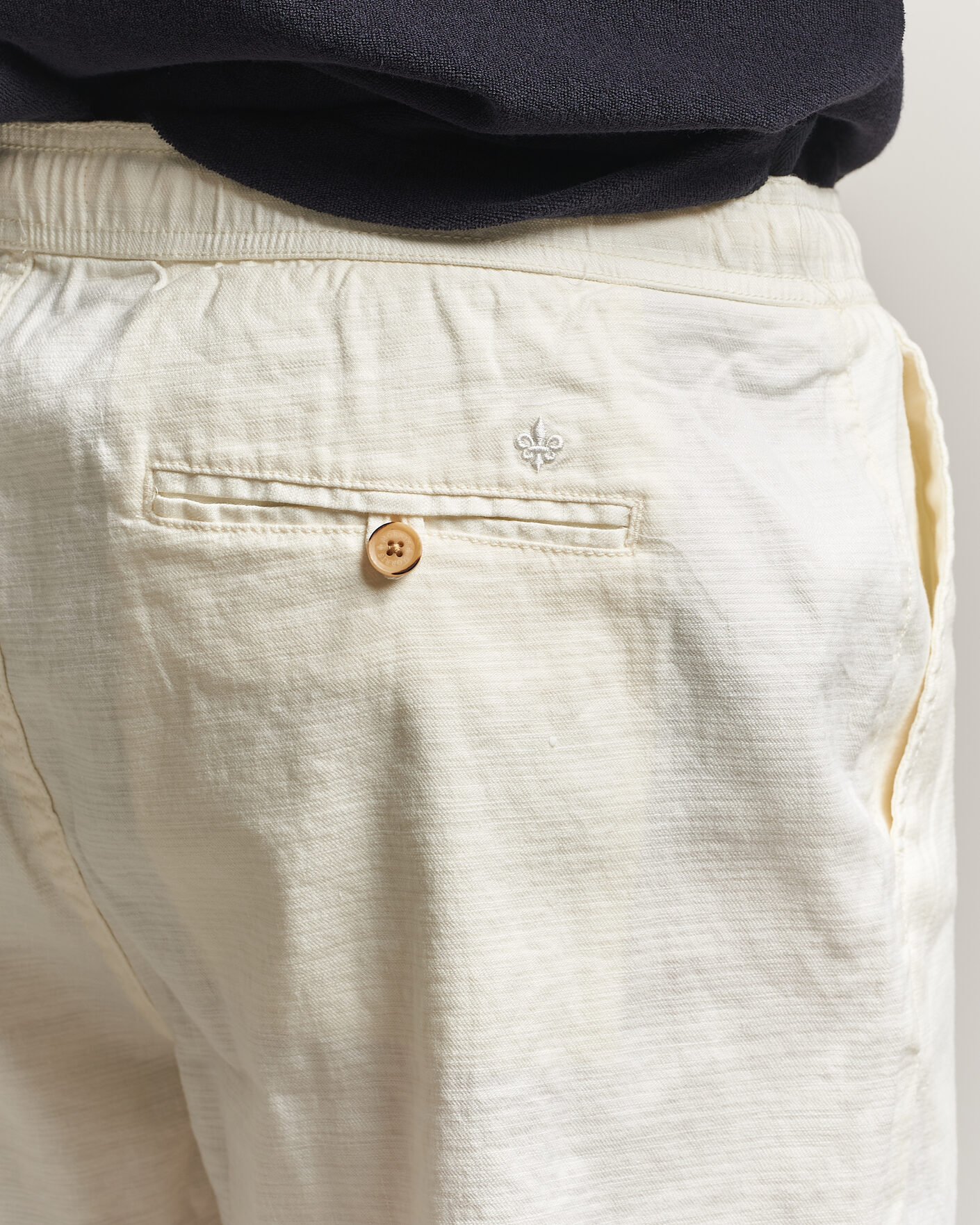 Herr | Shorts | Morris | Fenix Linen Shorts Off White