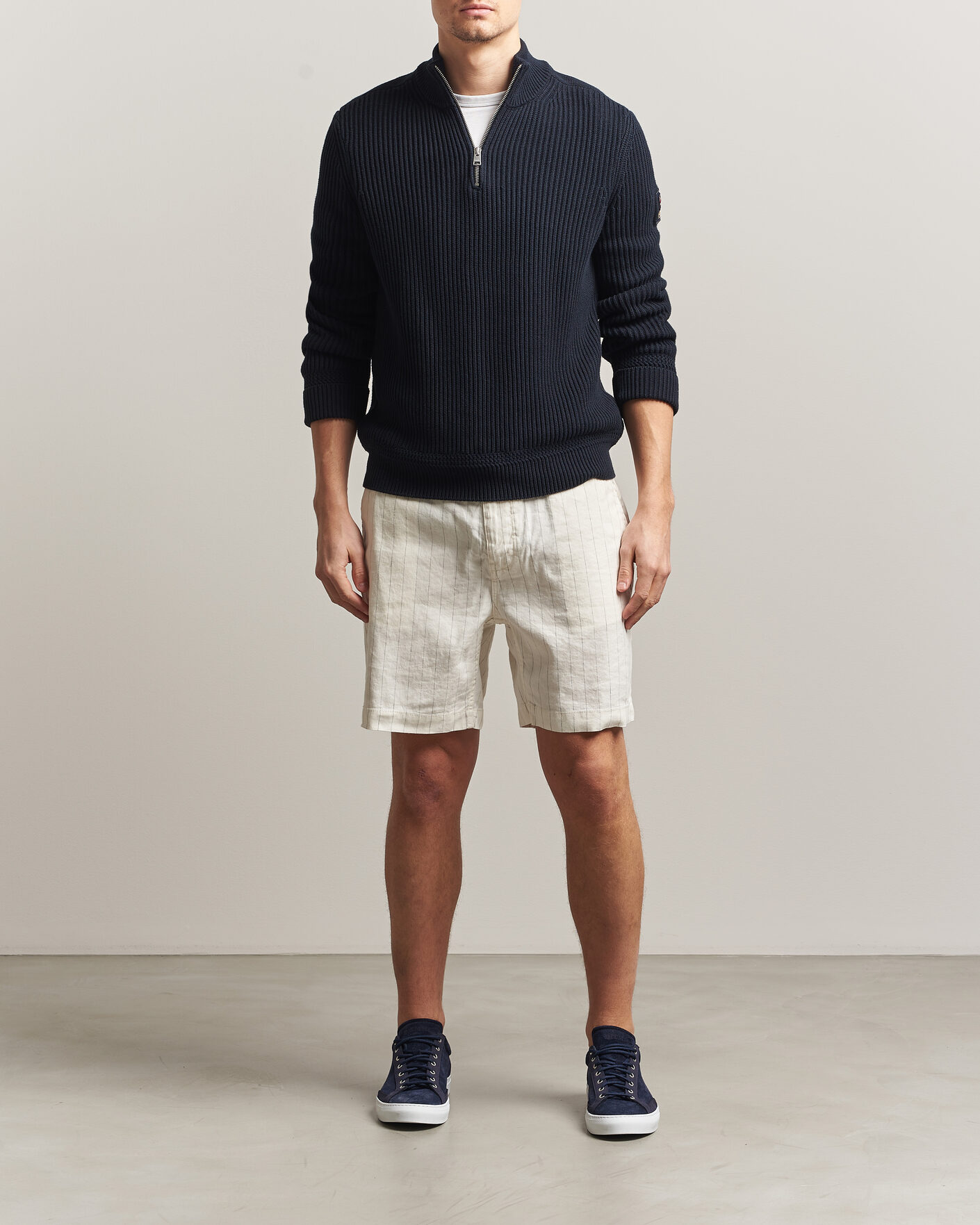 Herr | Shorts | Morris | Fenix Linen Shorts Beige