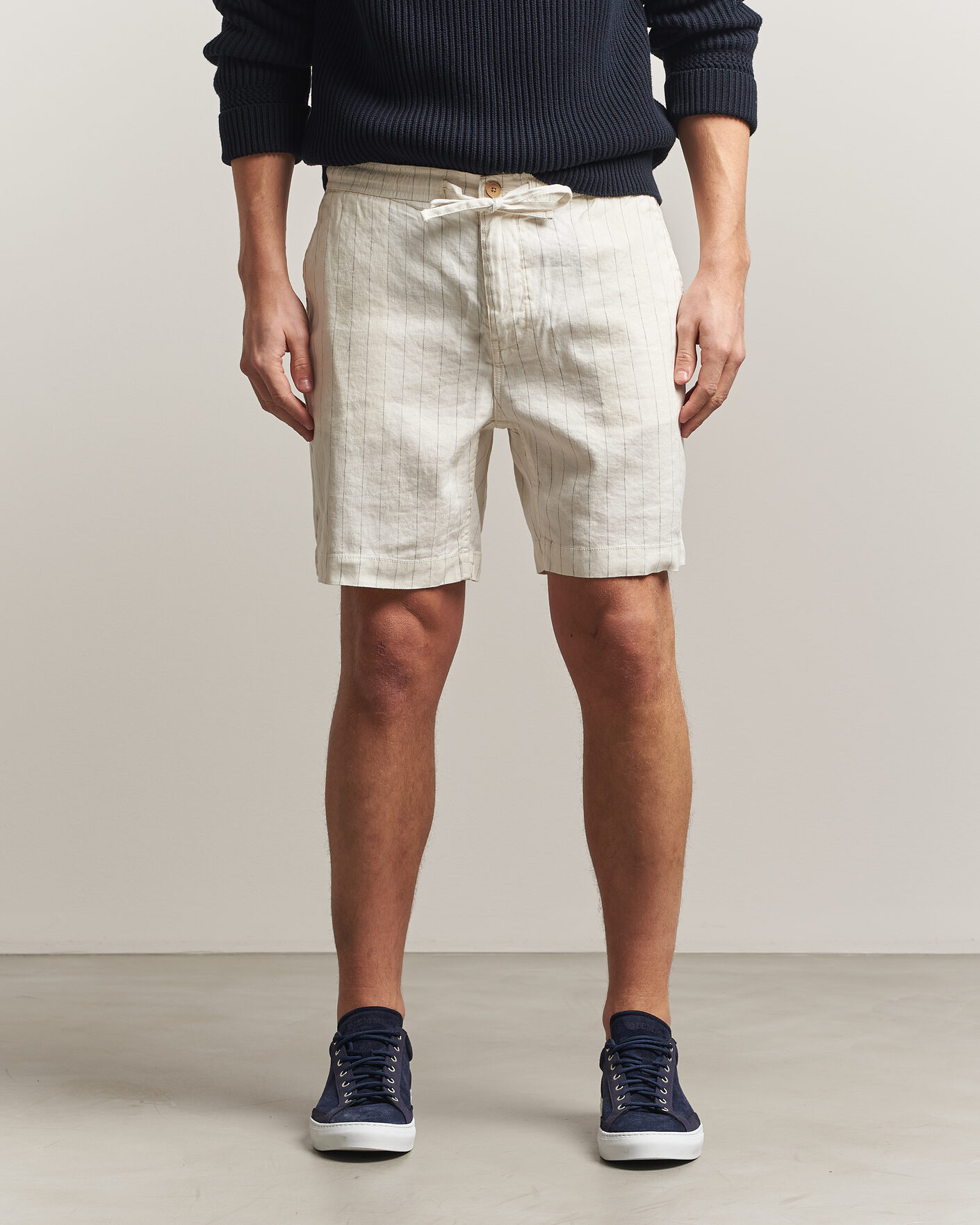 Herr | Shorts | Morris | Fenix Linen Shorts Beige