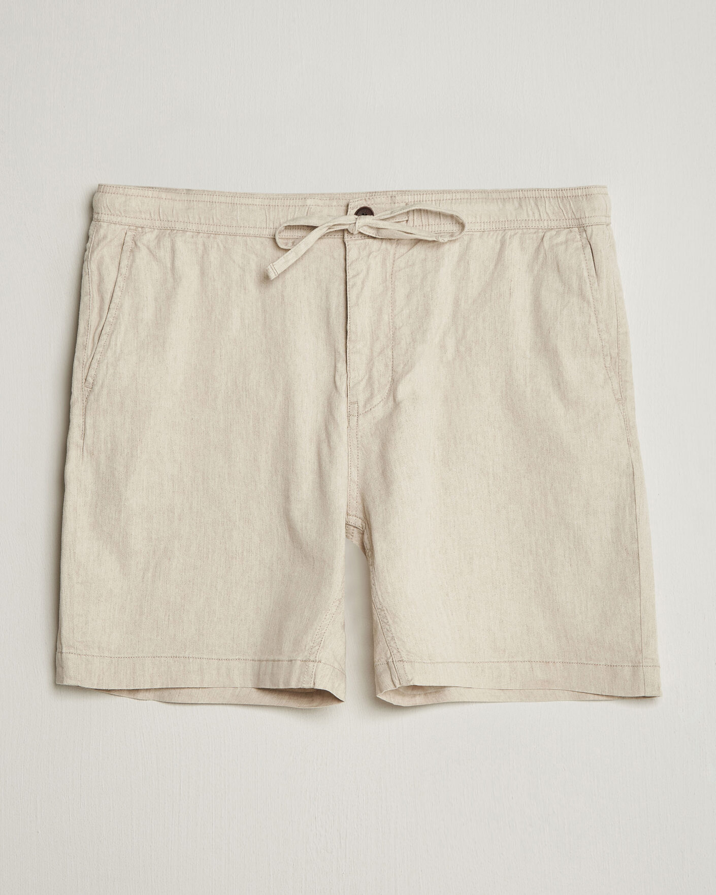 Herr | Shorts | Morris | Fenix Linen Shorts Khaki