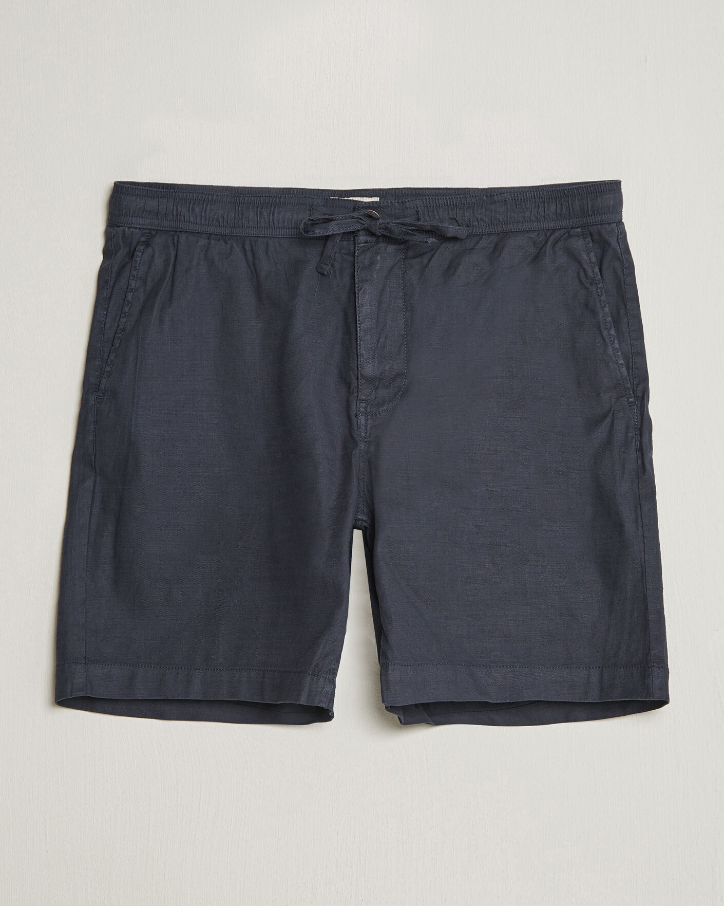 Herr | Shorts | Morris | Fenix Linen Shorts Dark Blue