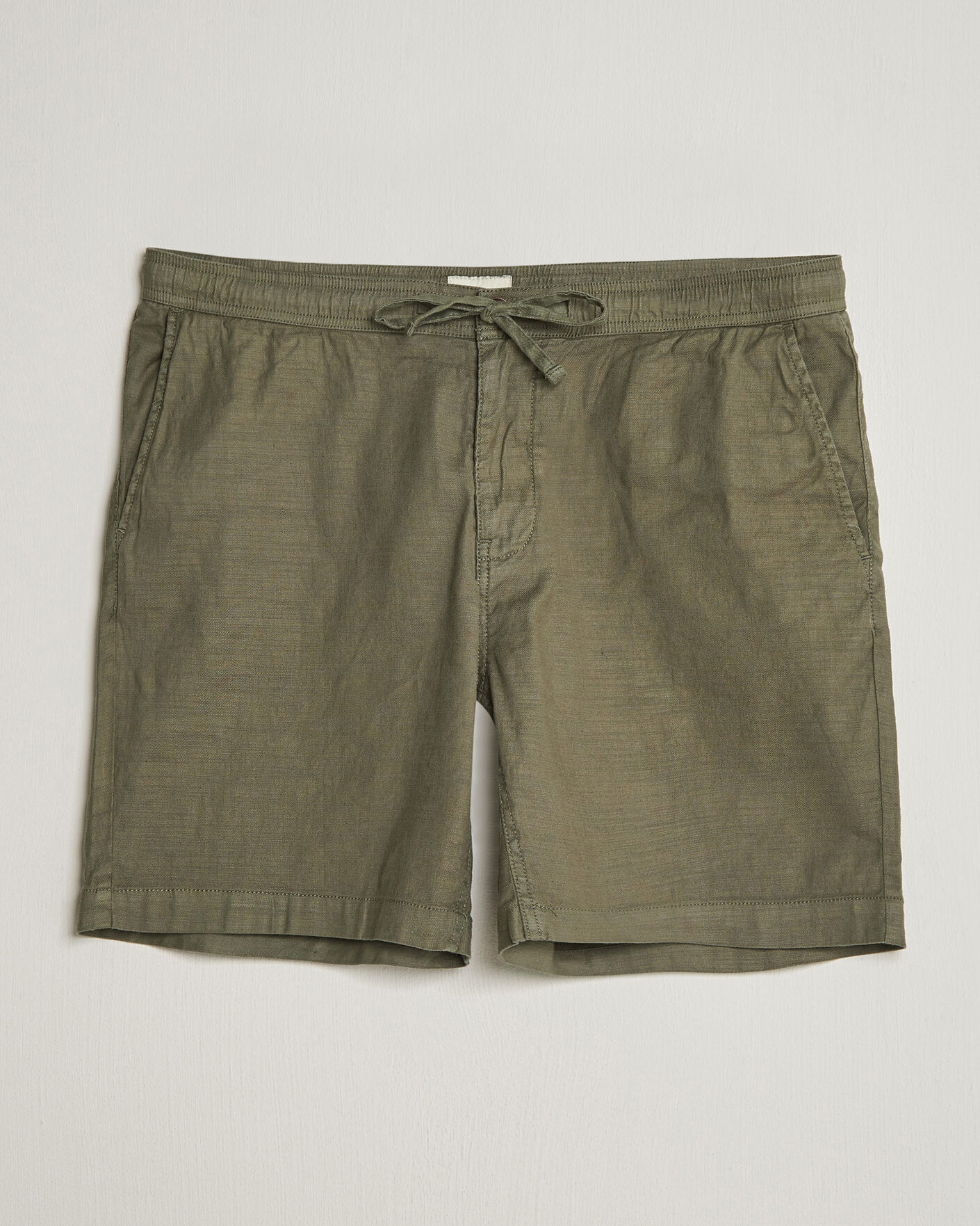 Herr | Shorts | Morris | Fenix Linen Shorts Olive