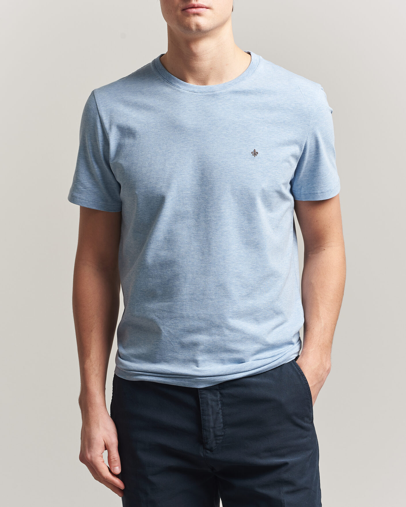 Herr | T-Shirts | Morris | James T-Shirt Light Blue
