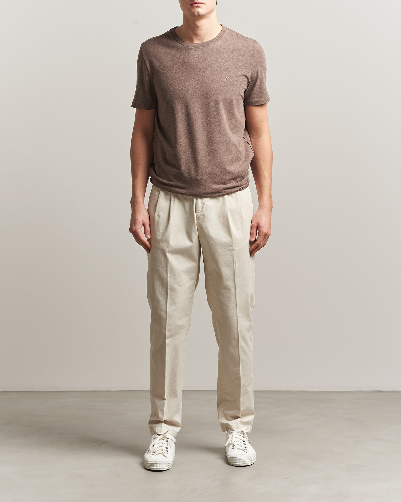 Herr | T-Shirts | Morris | James T-Shirt Brown