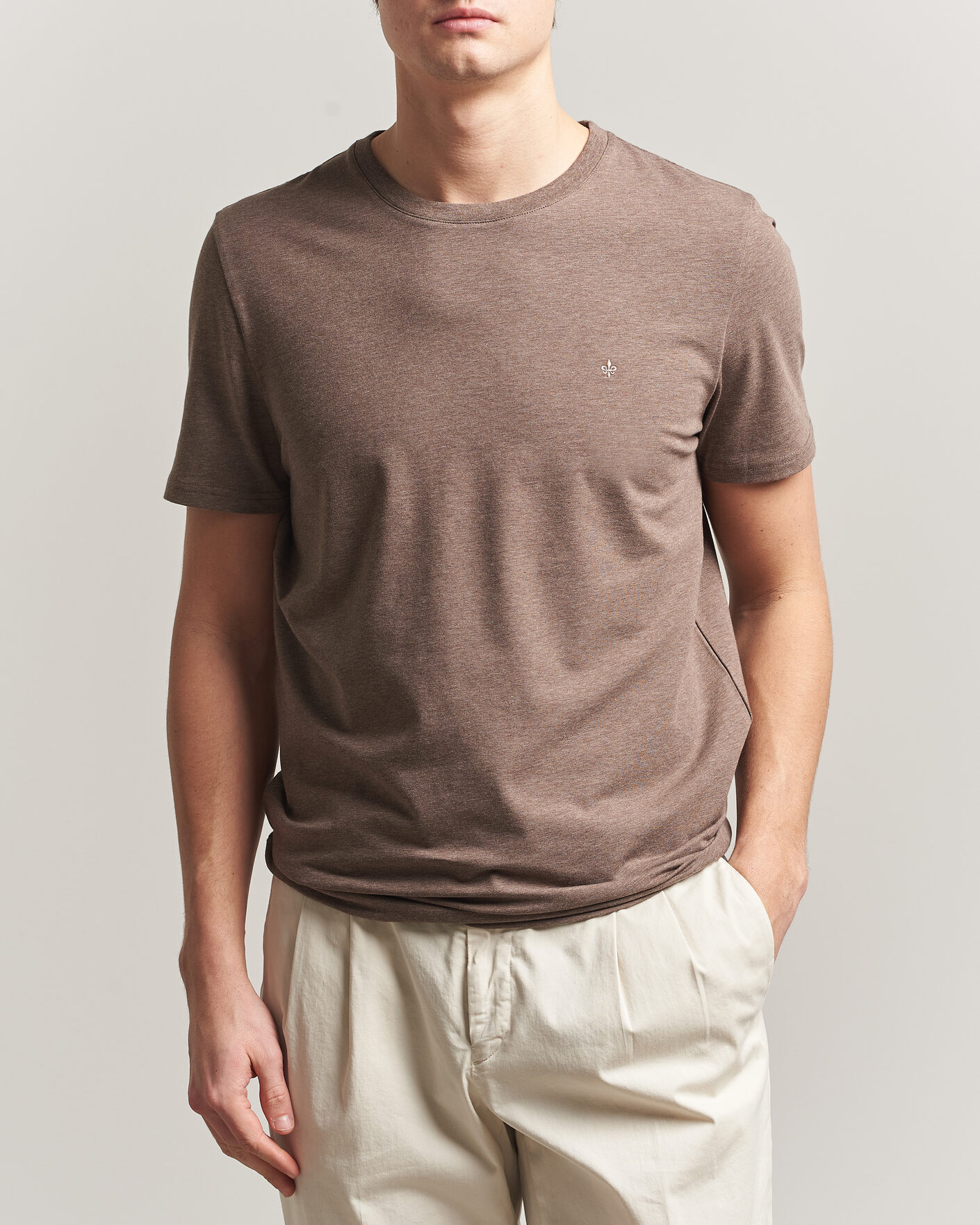 Herr | T-Shirts | Morris | James T-Shirt Brown