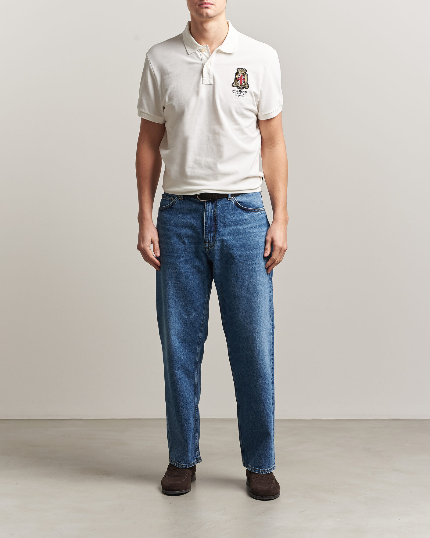Herr | Pikéer | Morris | Barton Pique Off White