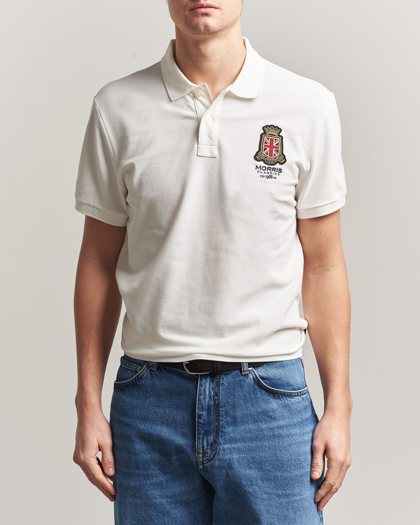 Herr | Pikéer | Morris | Barton Pique Off White