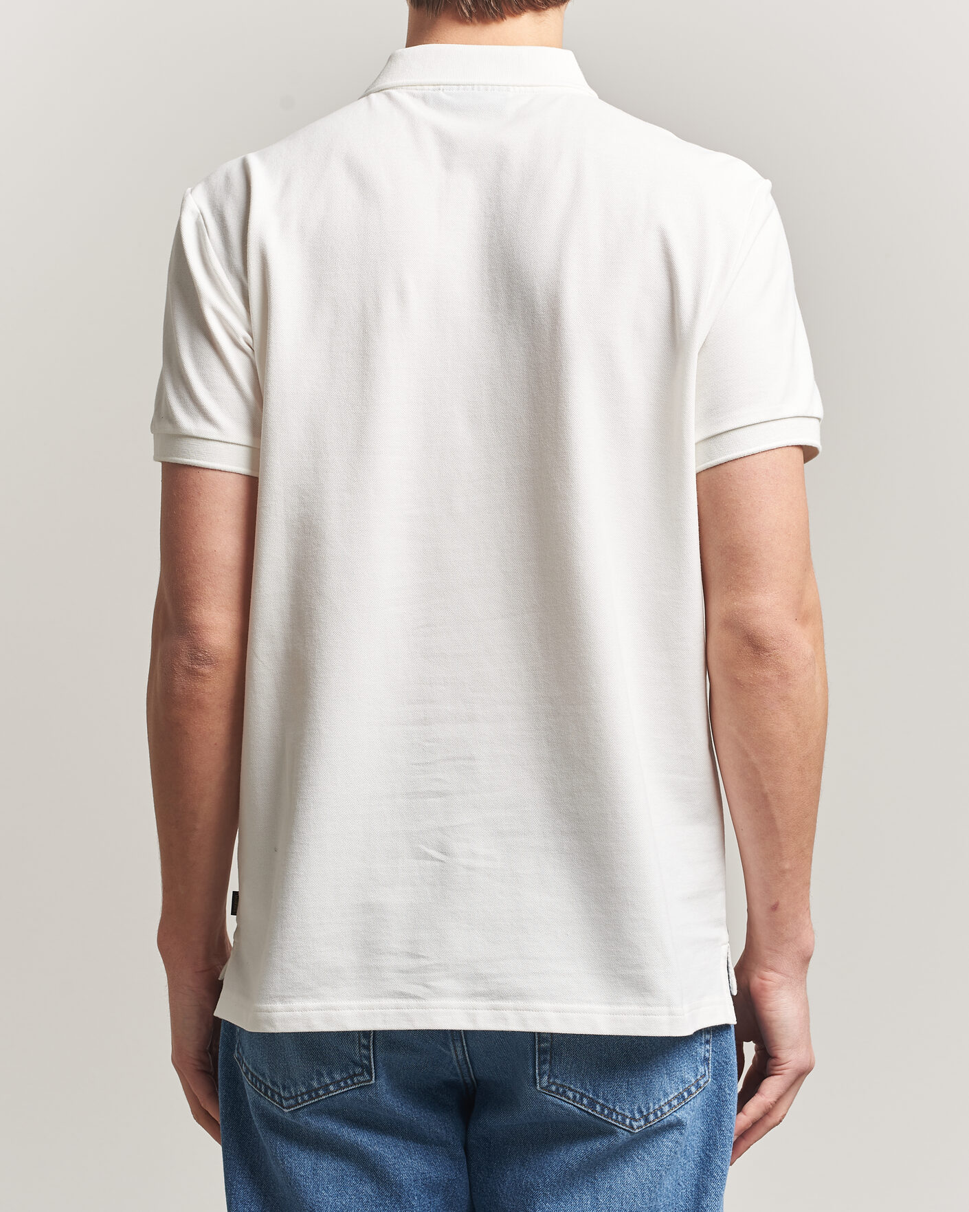 Herr | Pikéer | Morris | Barton Pique Off White