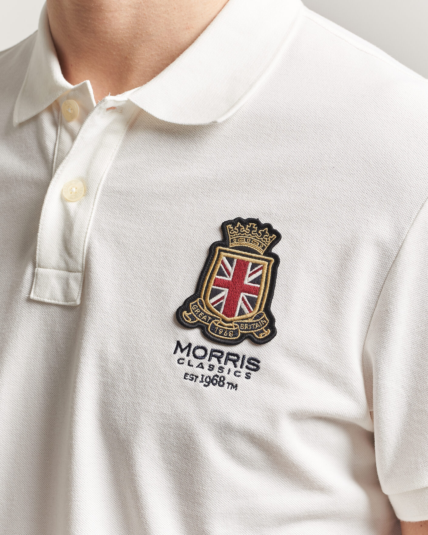 Herr | Pikéer | Morris | Barton Pique Off White