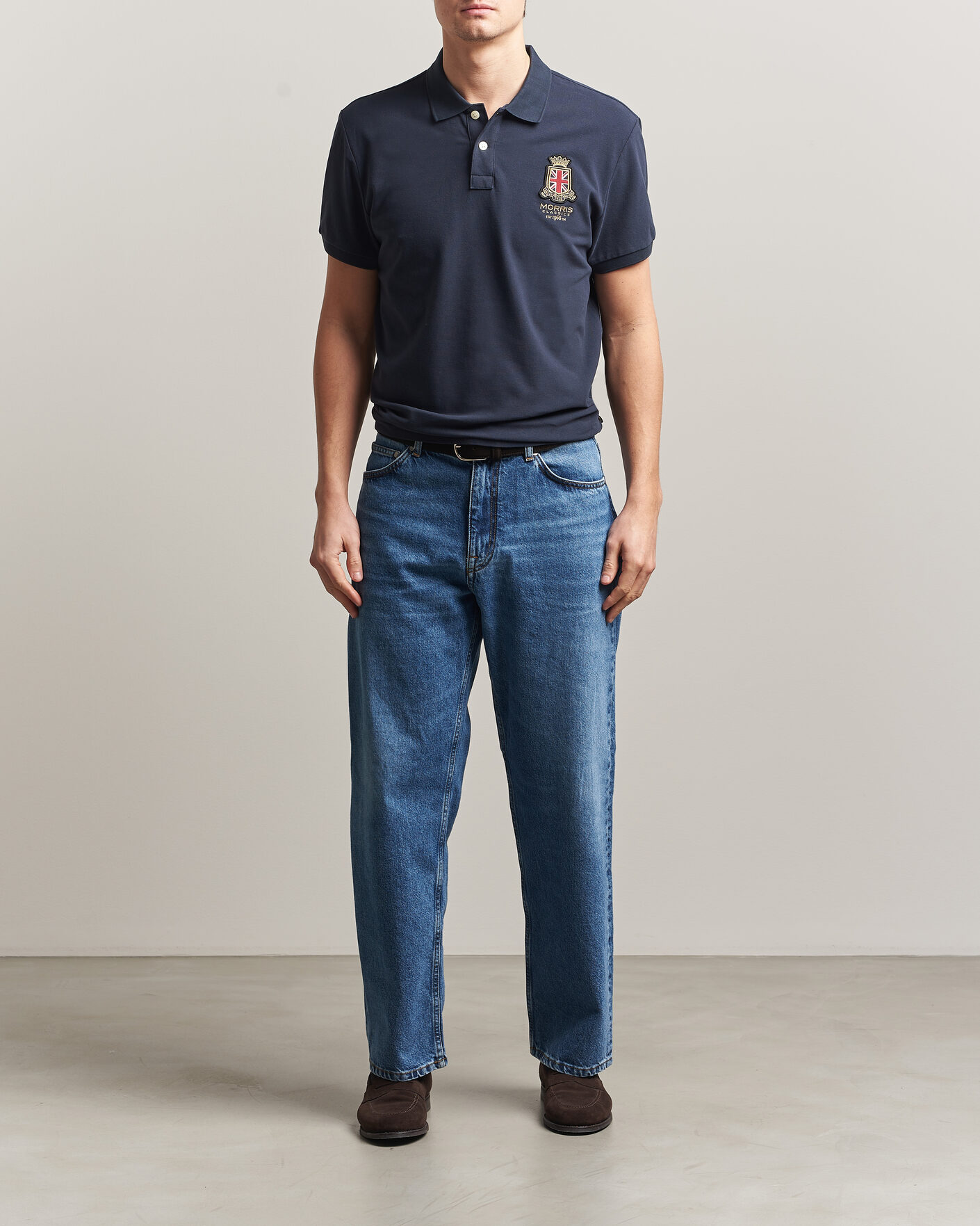Herr | Pikéer | Morris | Barton Pique Navy