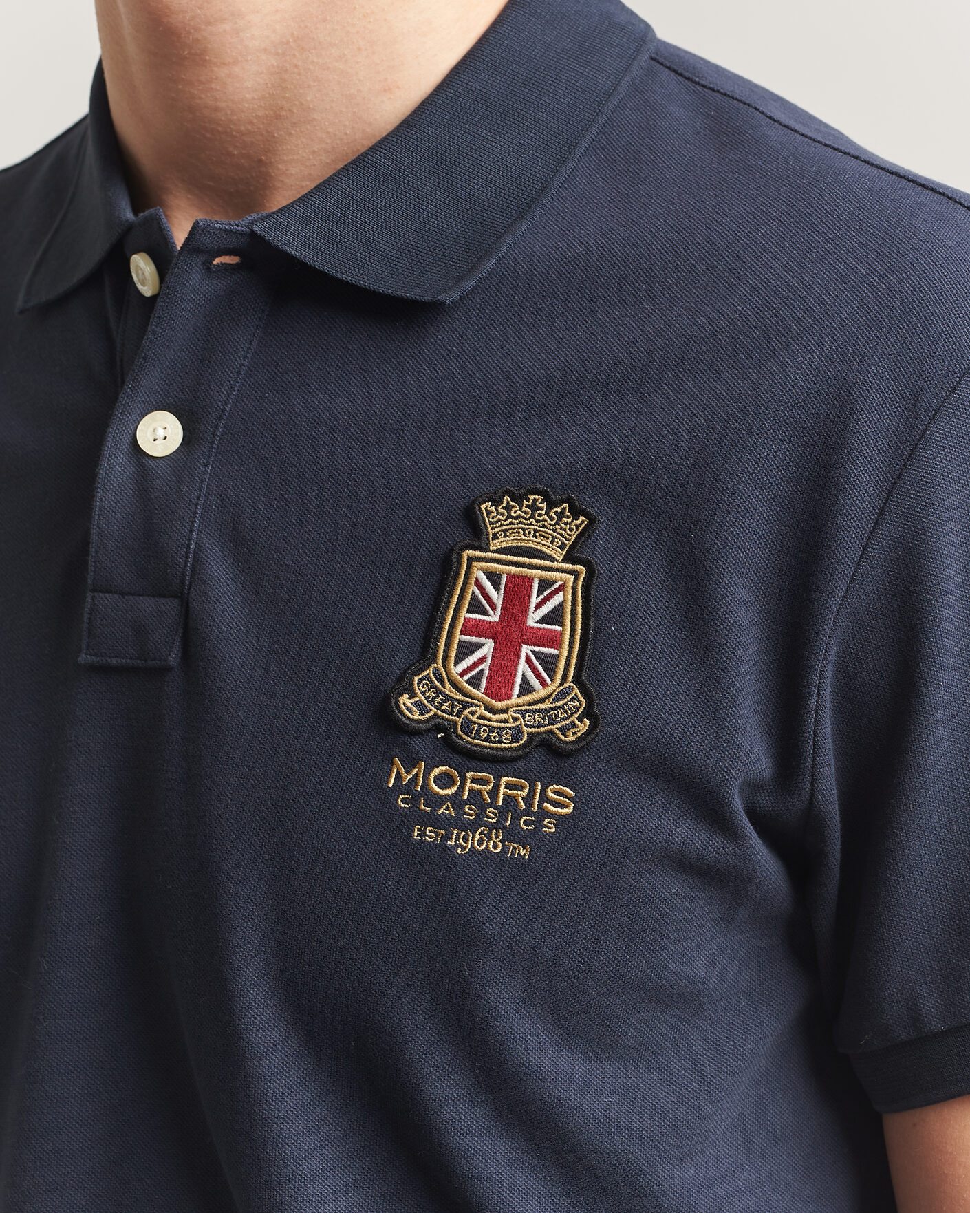 Herr | Pikéer | Morris | Barton Pique Navy