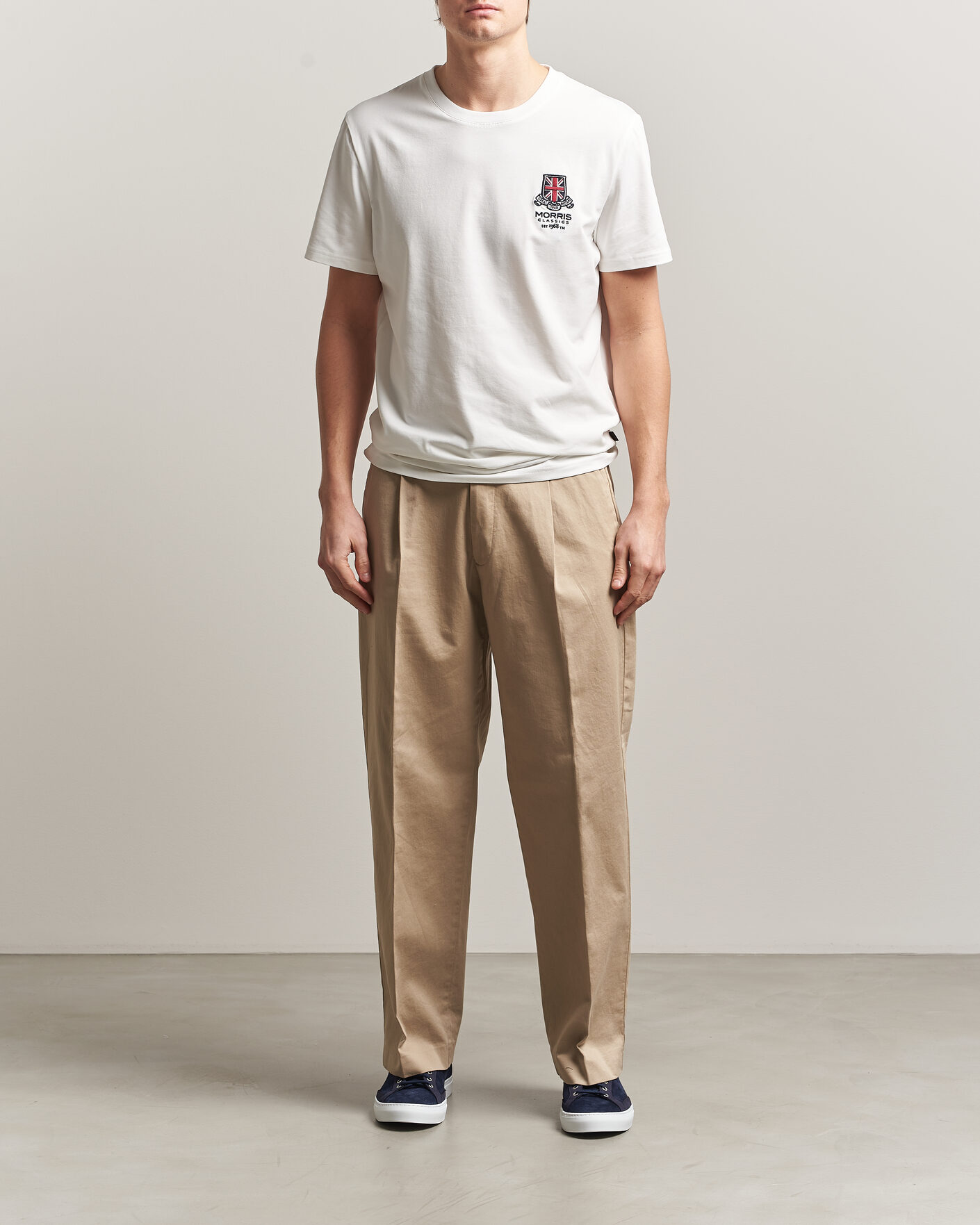 Herr | T-Shirts | Morris | Barton T-Shirt Off White
