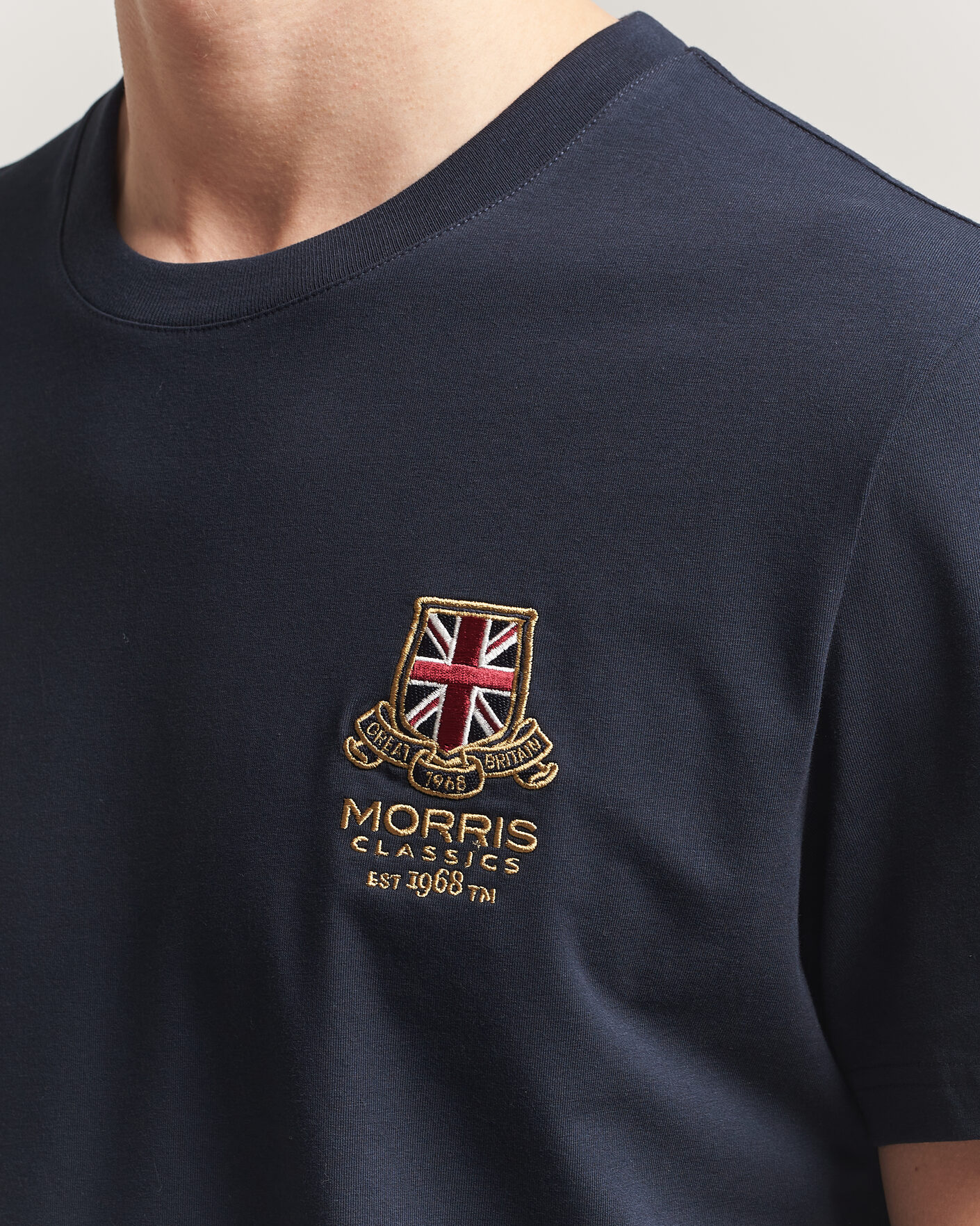 Herr | T-Shirts | Morris | Barton T-Shirt Navy