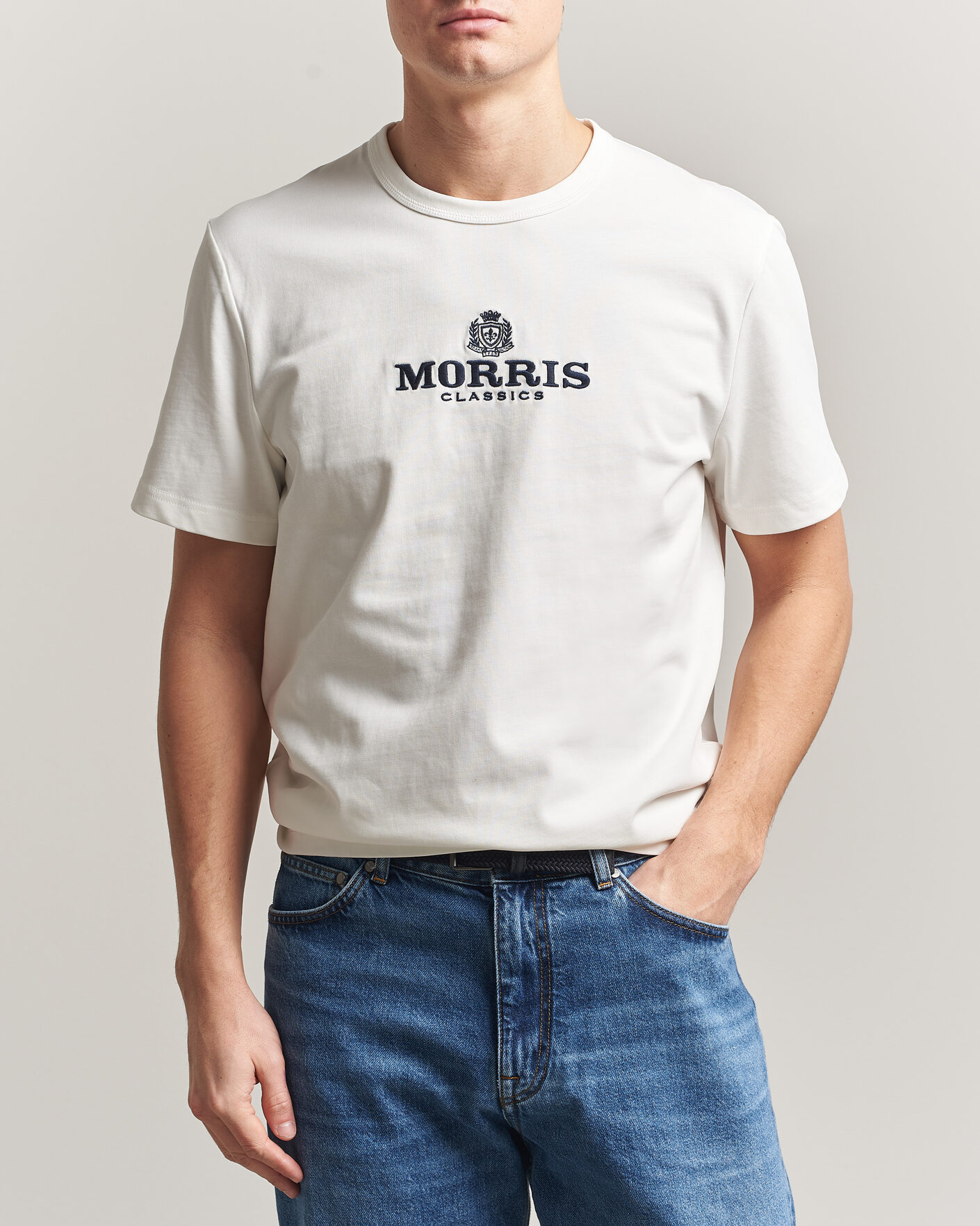 Herr | T-Shirts | Morris | Brian T-Shirt Off White