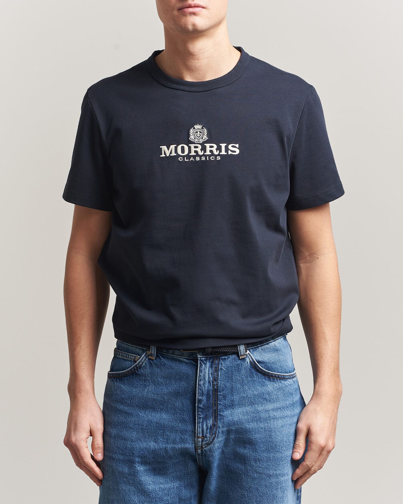 Herr | T-Shirts | Morris | Brian T-Shirt Navy