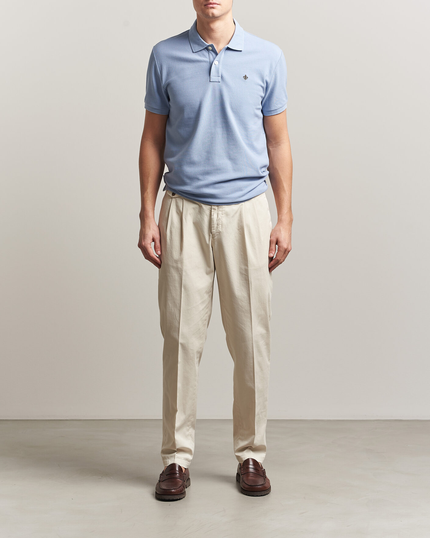 Herr | Pikéer | Morris | New Pique Light Blue