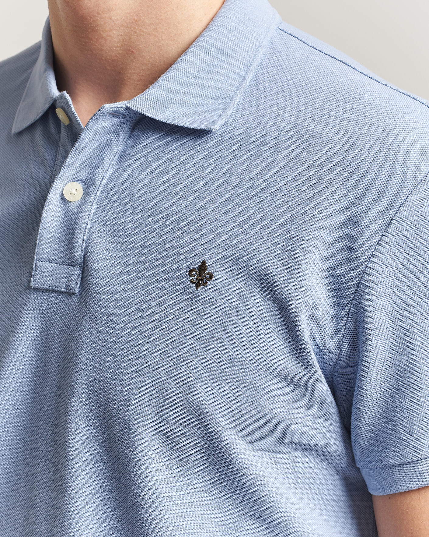 Herr | Pikéer | Morris | New Pique Light Blue