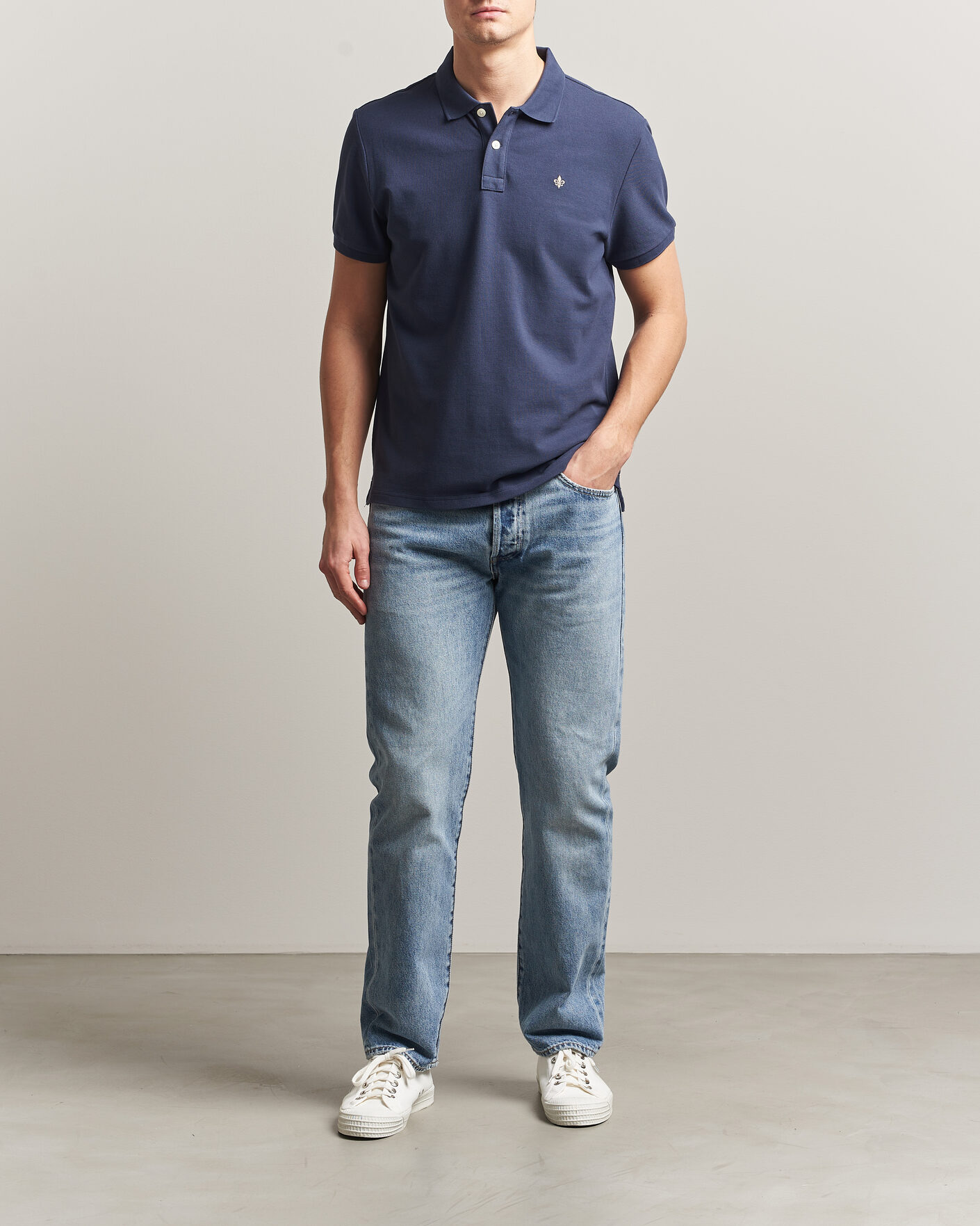 Herr | Pikéer | Morris | New Pique Dark Blue