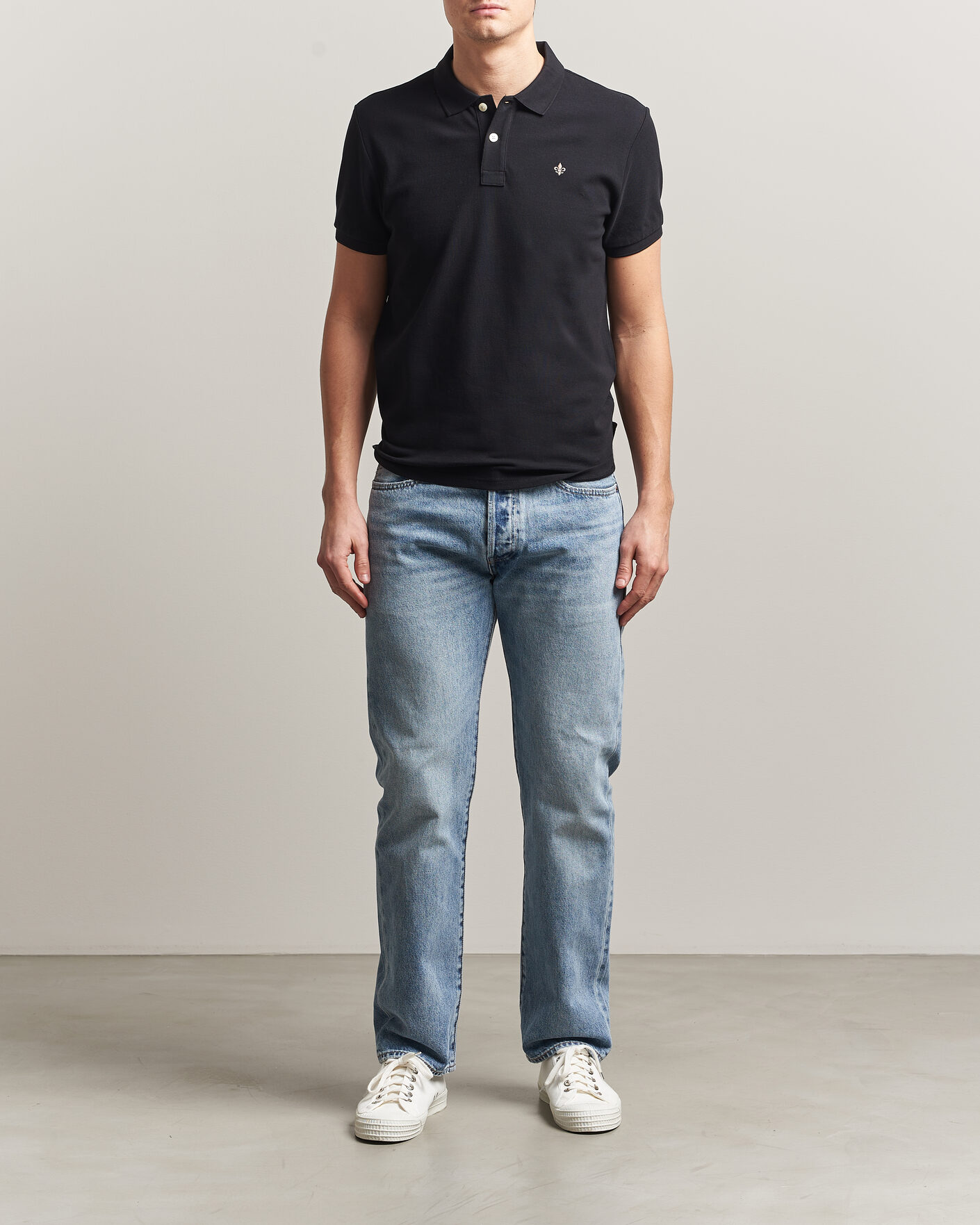 Herr | Pikéer | Morris | New Pique Black
