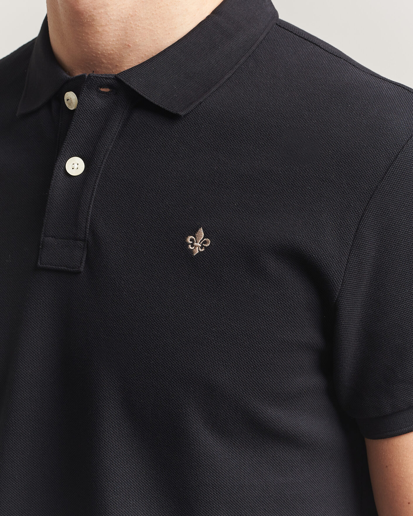 Herr | Pikéer | Morris | New Pique Black