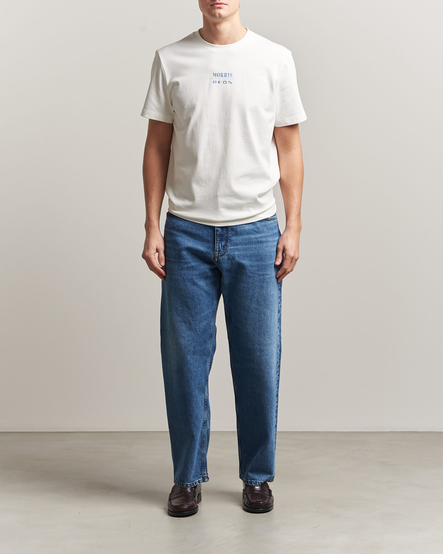 Herr | T-Shirts | Morris | Nevile T-Shirt White