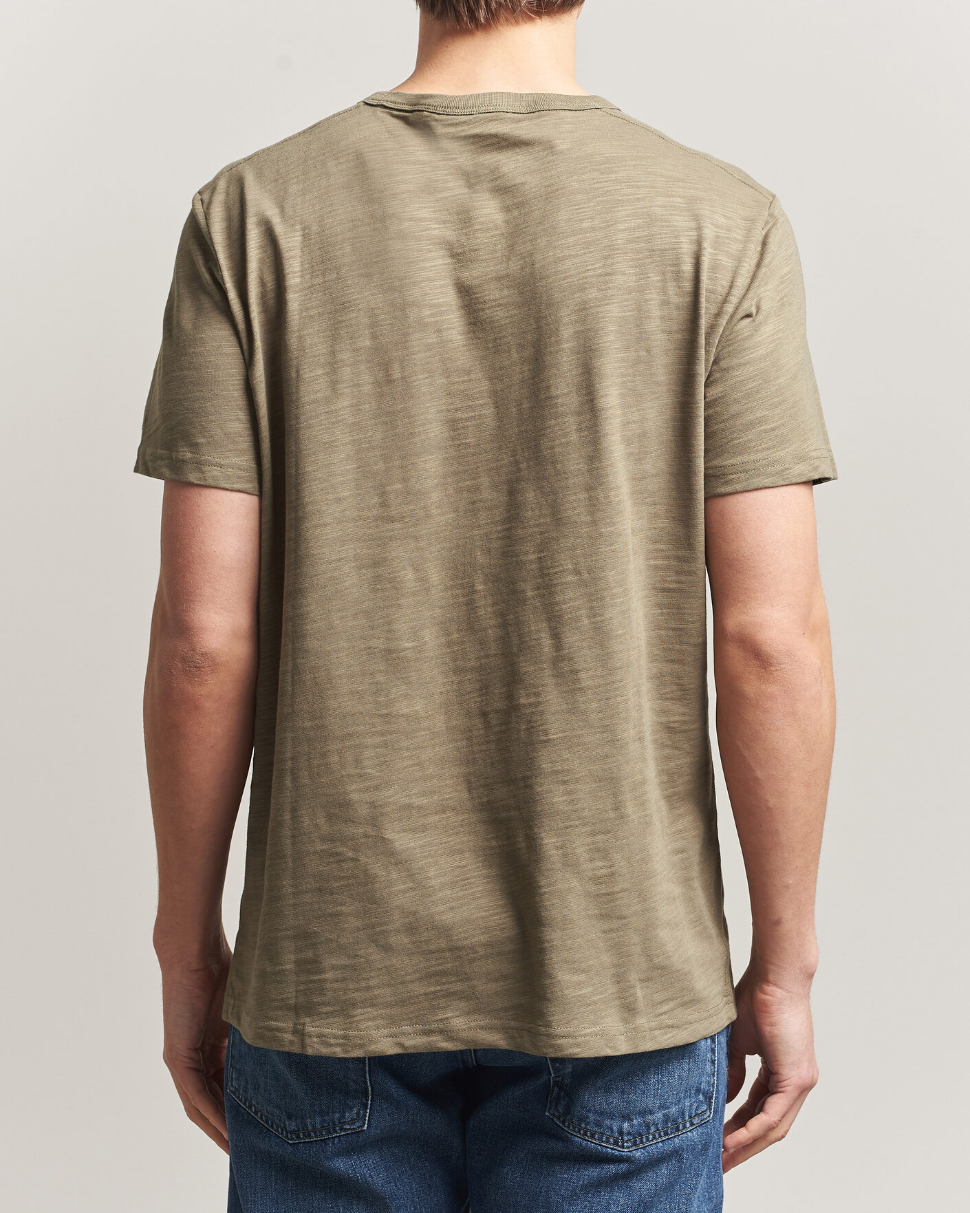 Herr | T-Shirts | Morris | Watson Slub T-Shirt Olive
