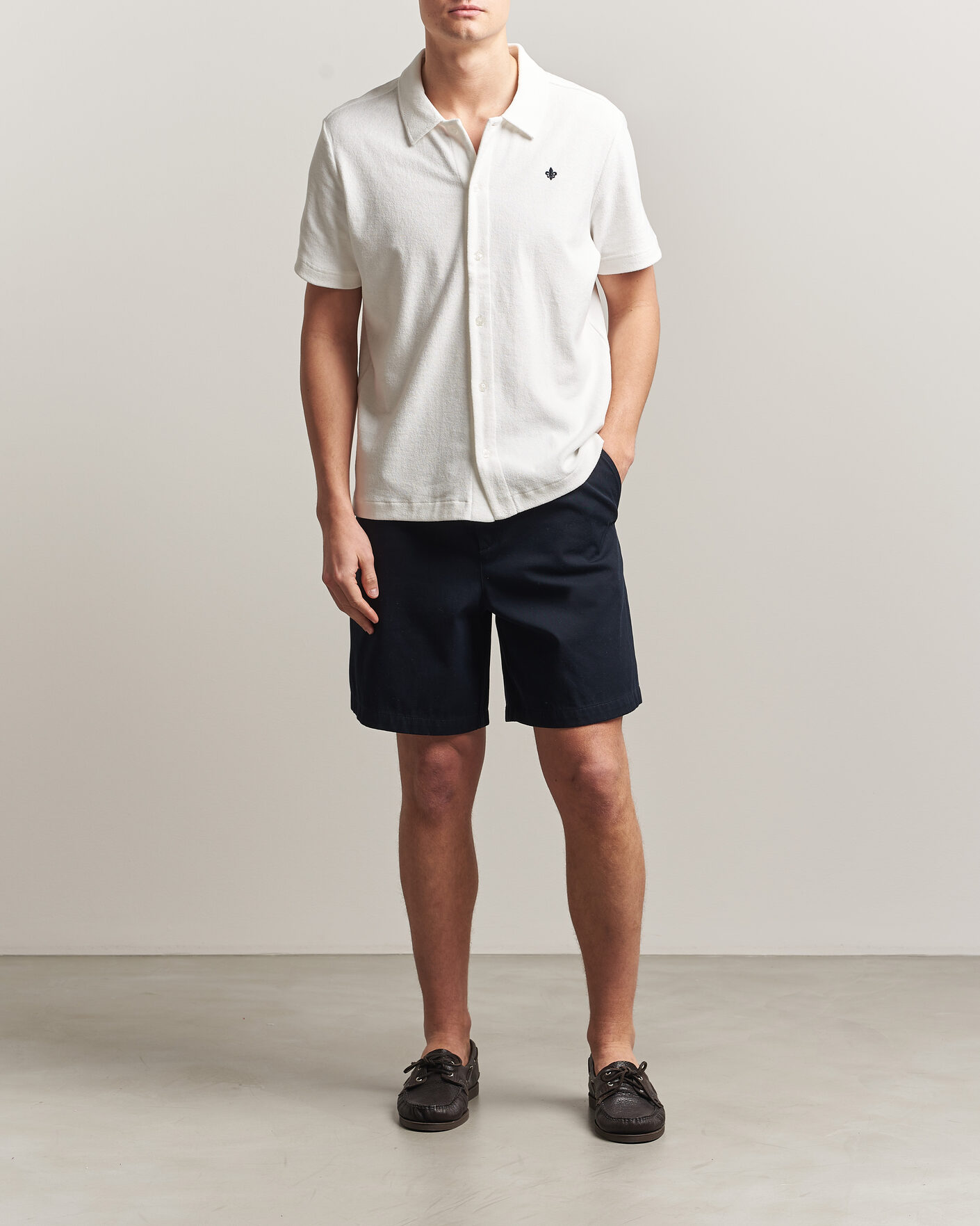 Herr | Pikéer | Morris | Lily Terry Shirt Off White