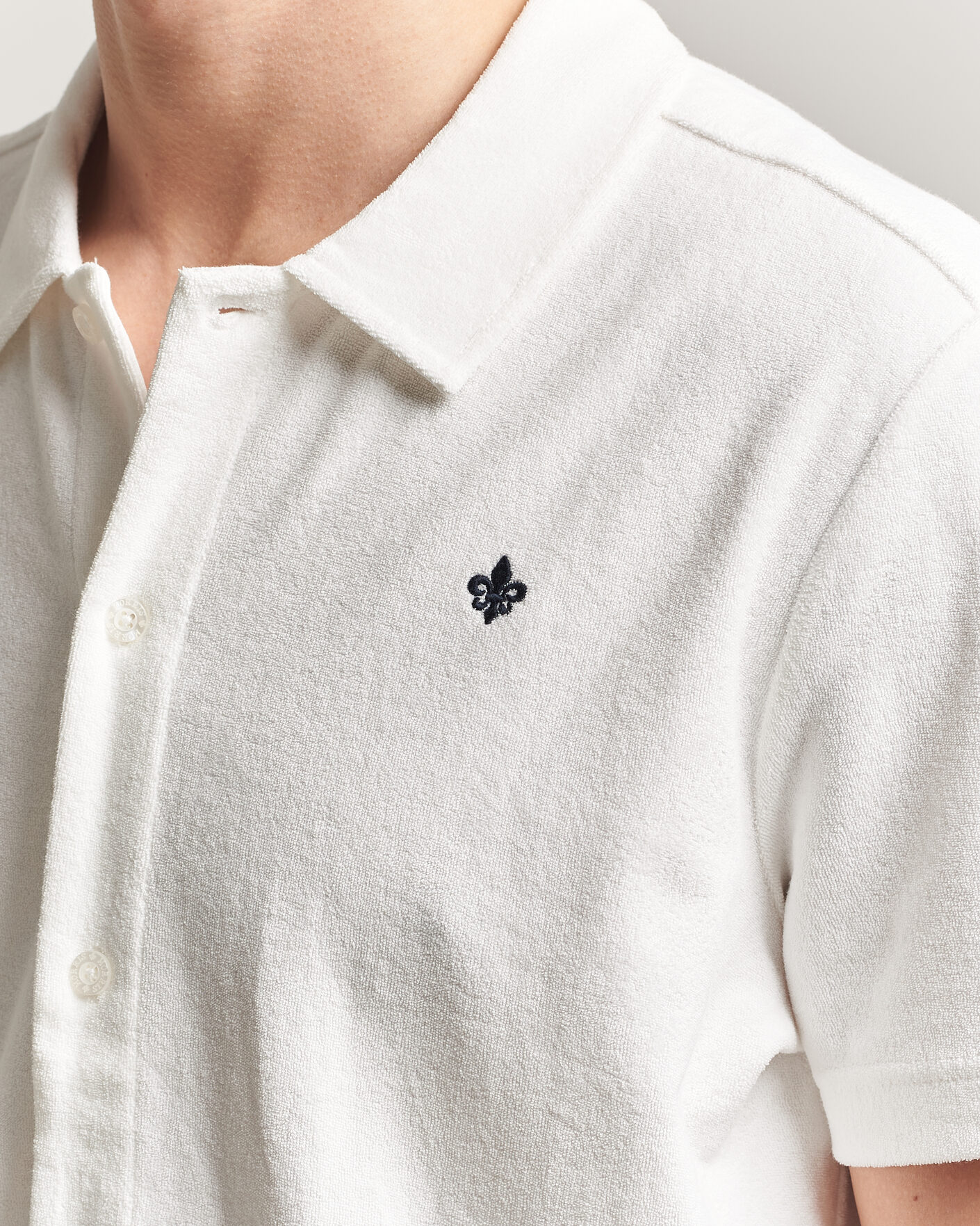 Herr | Pikéer | Morris | Lily Terry Shirt Off White