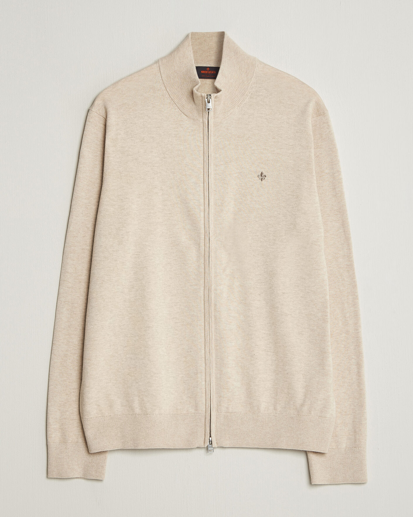 Herr | Tröjor | Morris | Riley Zip Cardigan Khaki