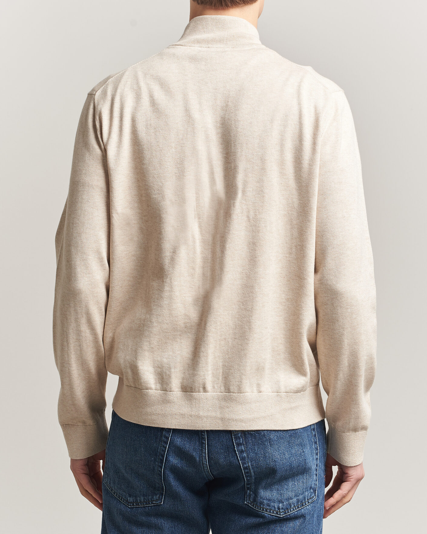 Herr | Tröjor | Morris | Riley Zip Cardigan Khaki