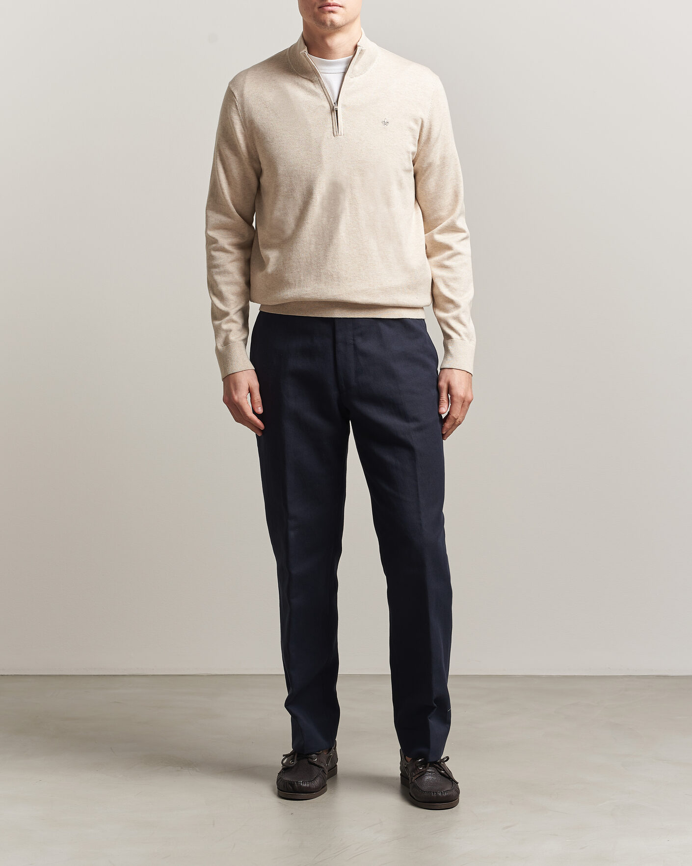 Herr | Tröjor | Morris | Riley Half-Zip Khaki